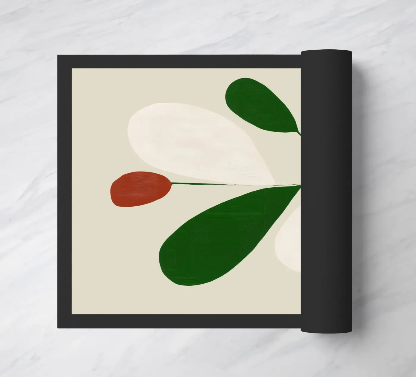 Minimal Bloom doormat by cityart