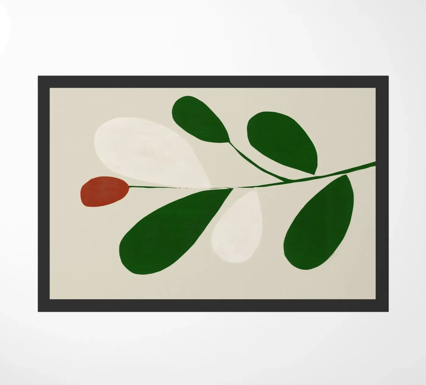 Minimal Bloom doormat by cityart