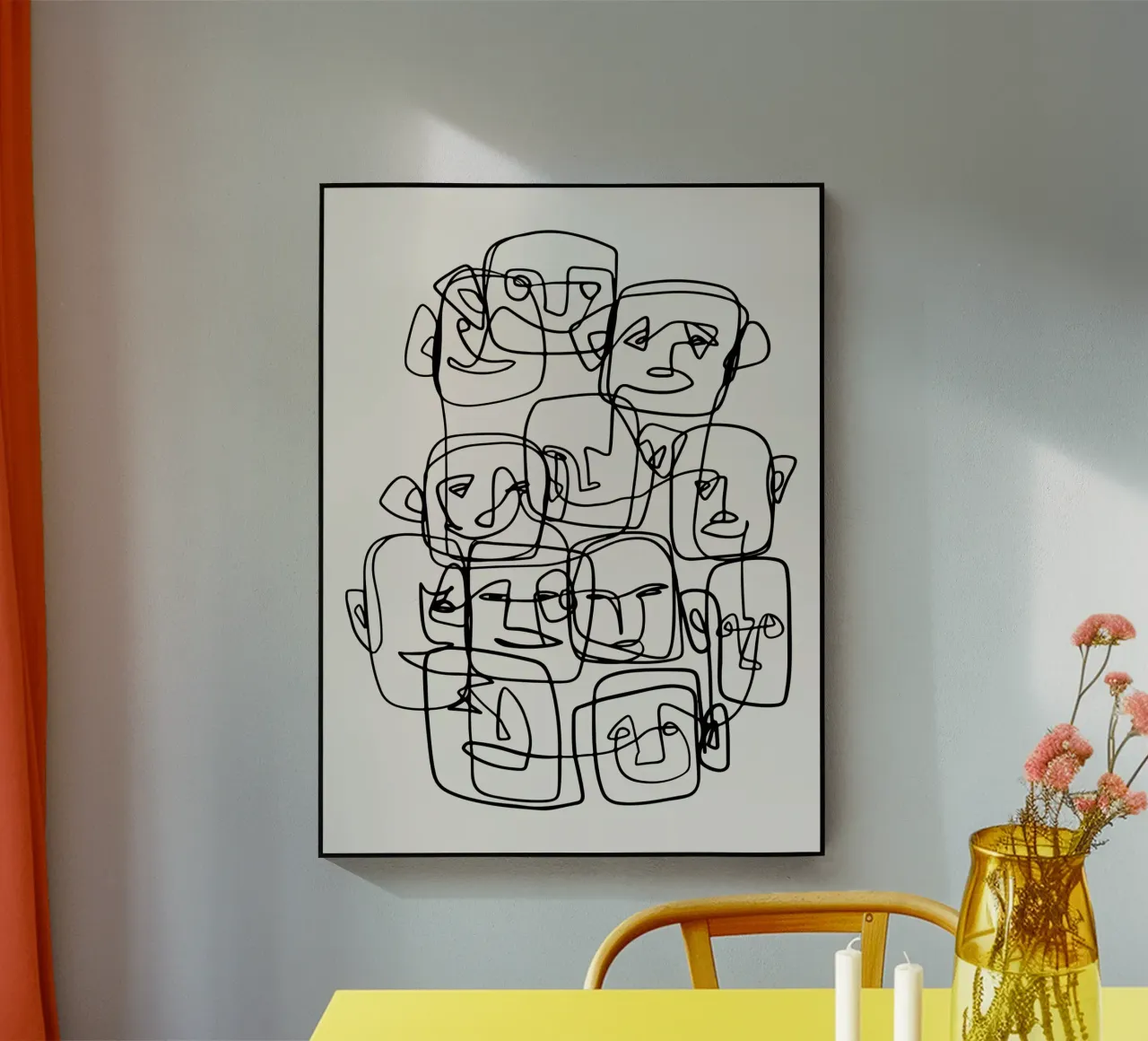 Faces plexiglass da Artsy Bessy