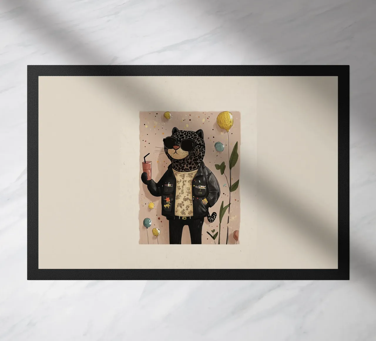 Party Leopard doormat by Dreamy Nursery