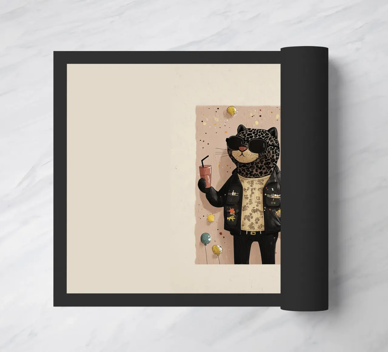 Party Leopard doormat by Dreamy Nursery