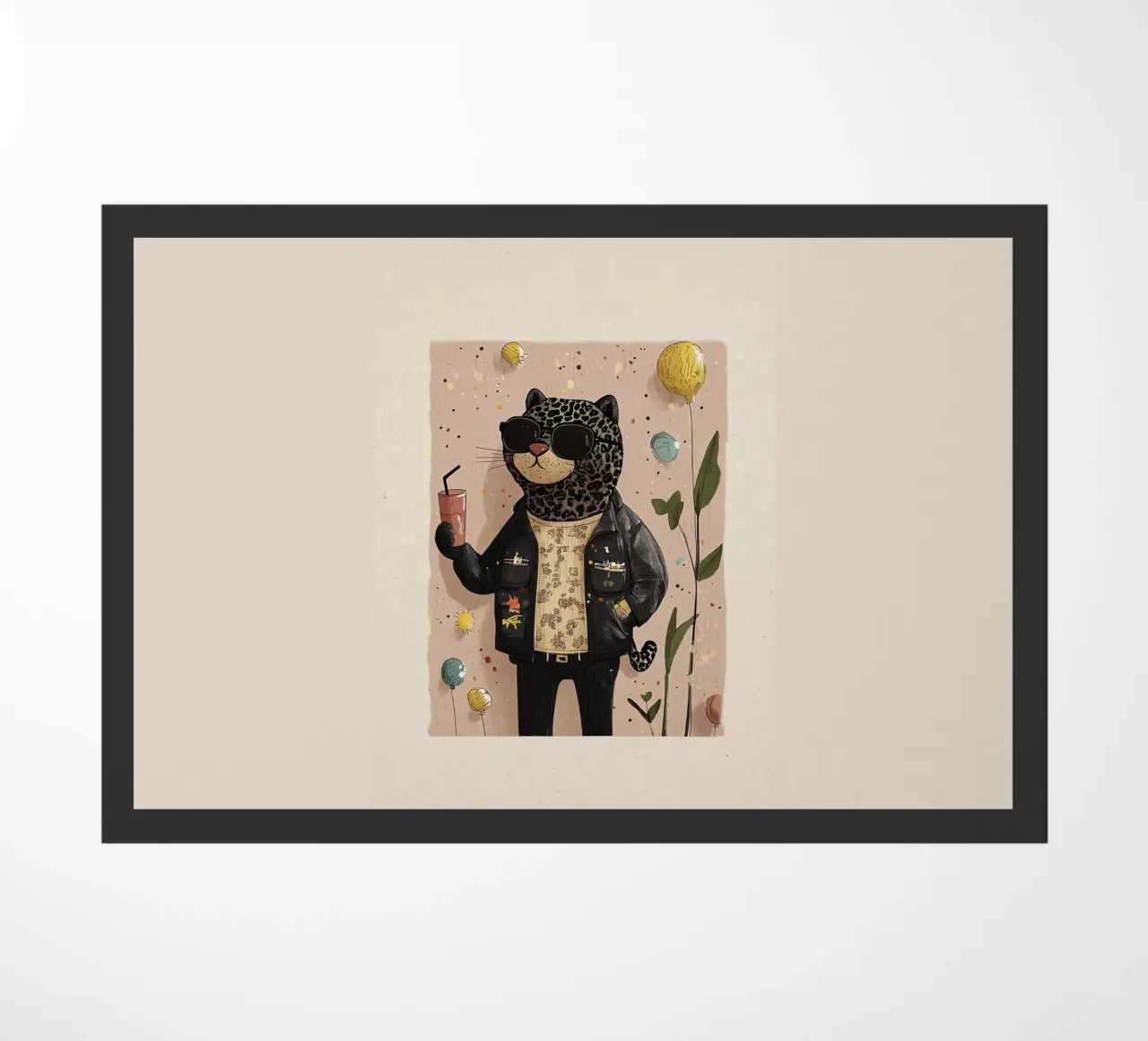 Party Leopard doormat by Dreamy Nursery