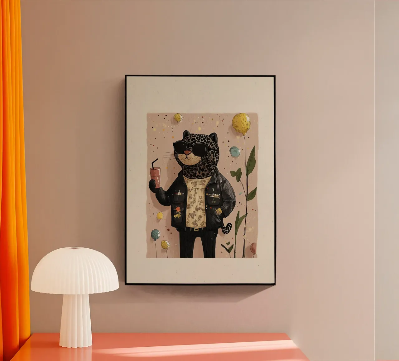 Party Leopard plexiglass da Dreamy Nursery