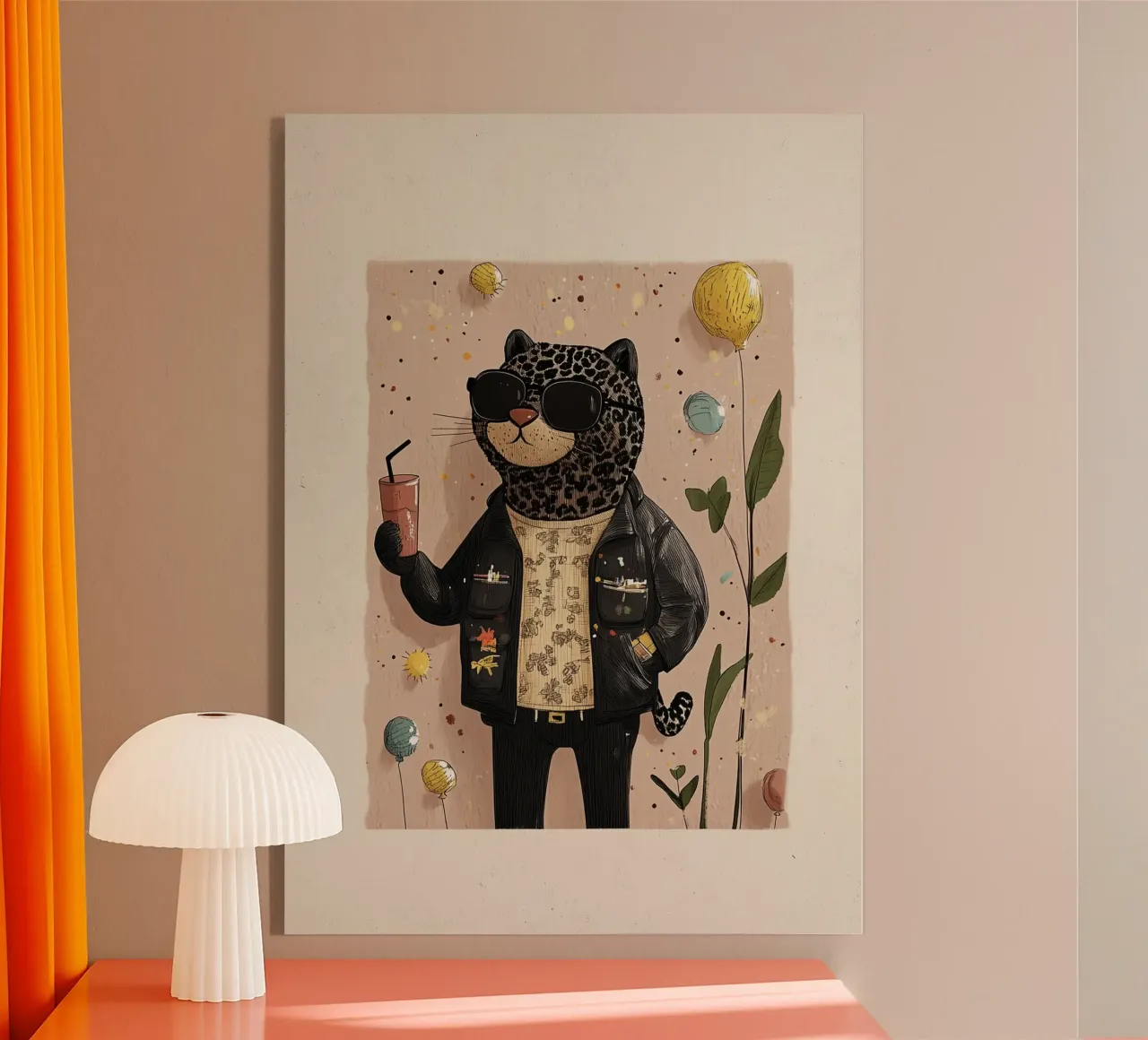 Party Leopard plexiglass da Dreamy Nursery