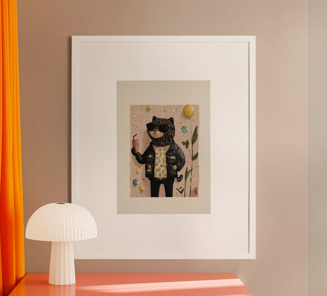 Party Leopard poster by Dreamy Nursery