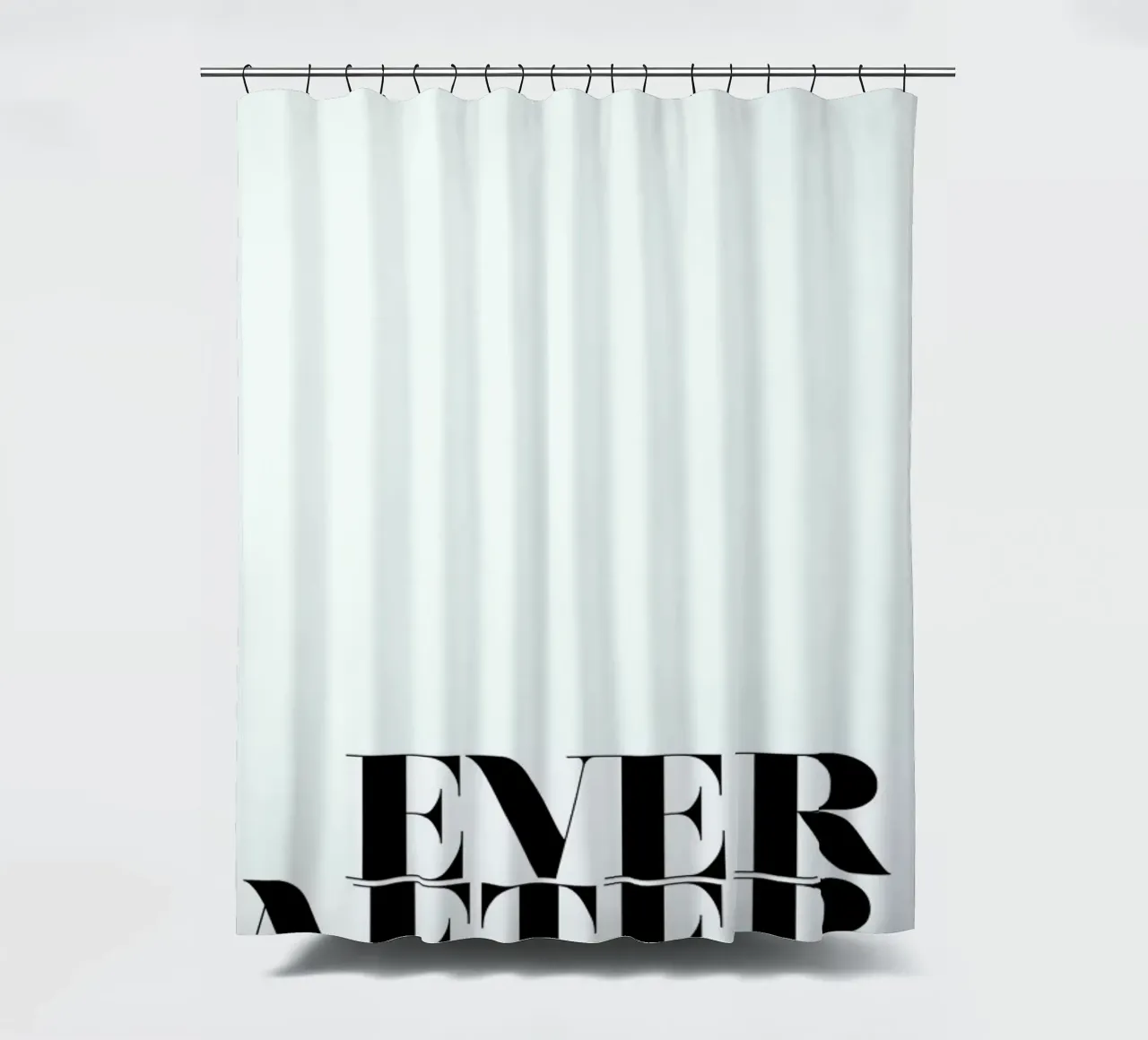 Ever After rideau de douche de Honeymoon Hotel