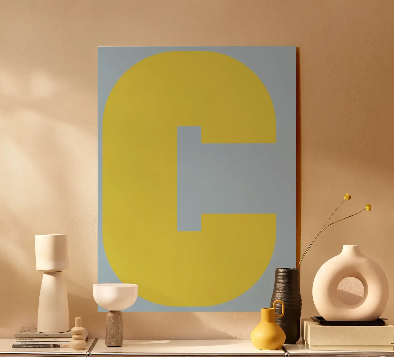 C - Buchstabe acrylic glass by DARIA IVANOVNA