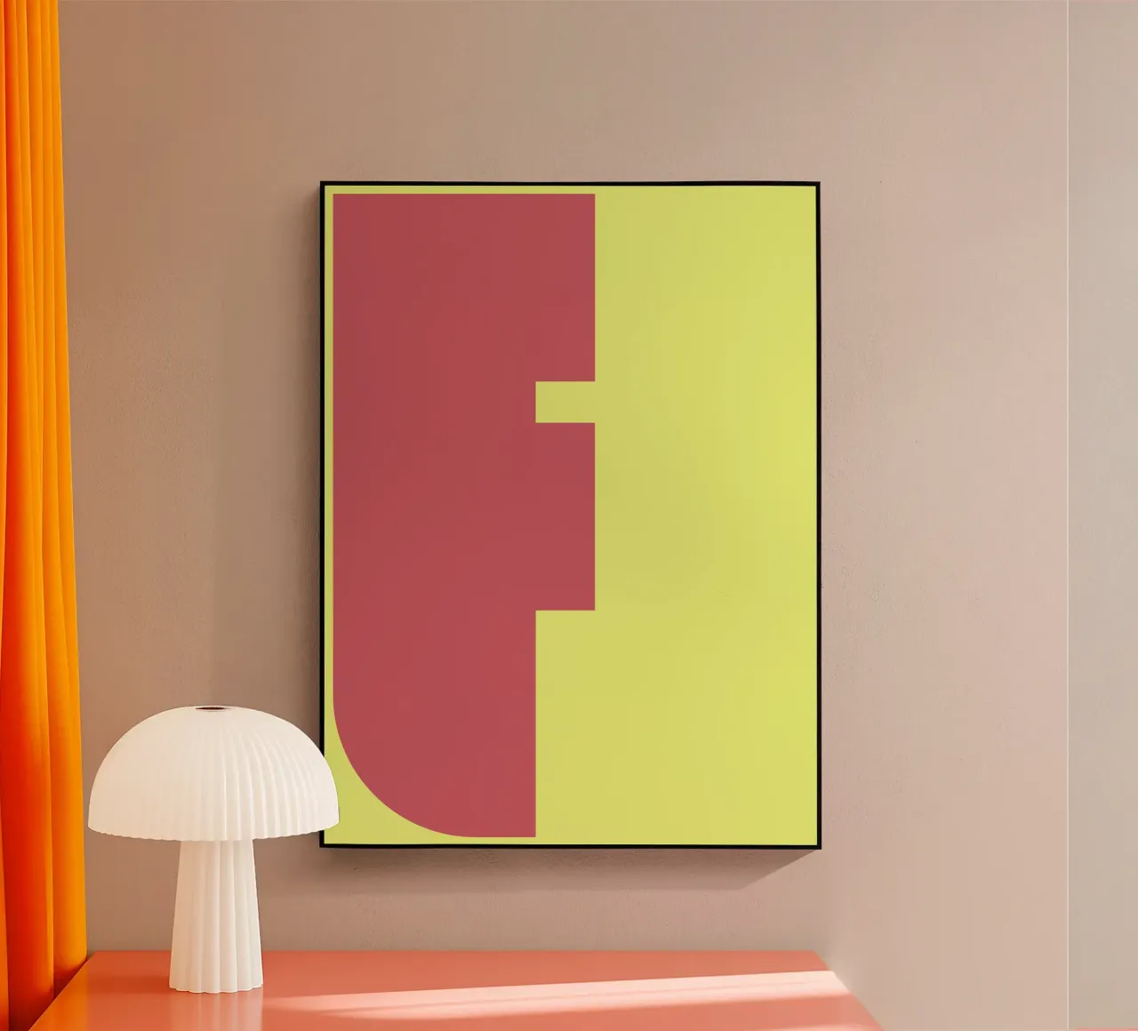 F Buchstabe acryl van DARIA IVANOVNA