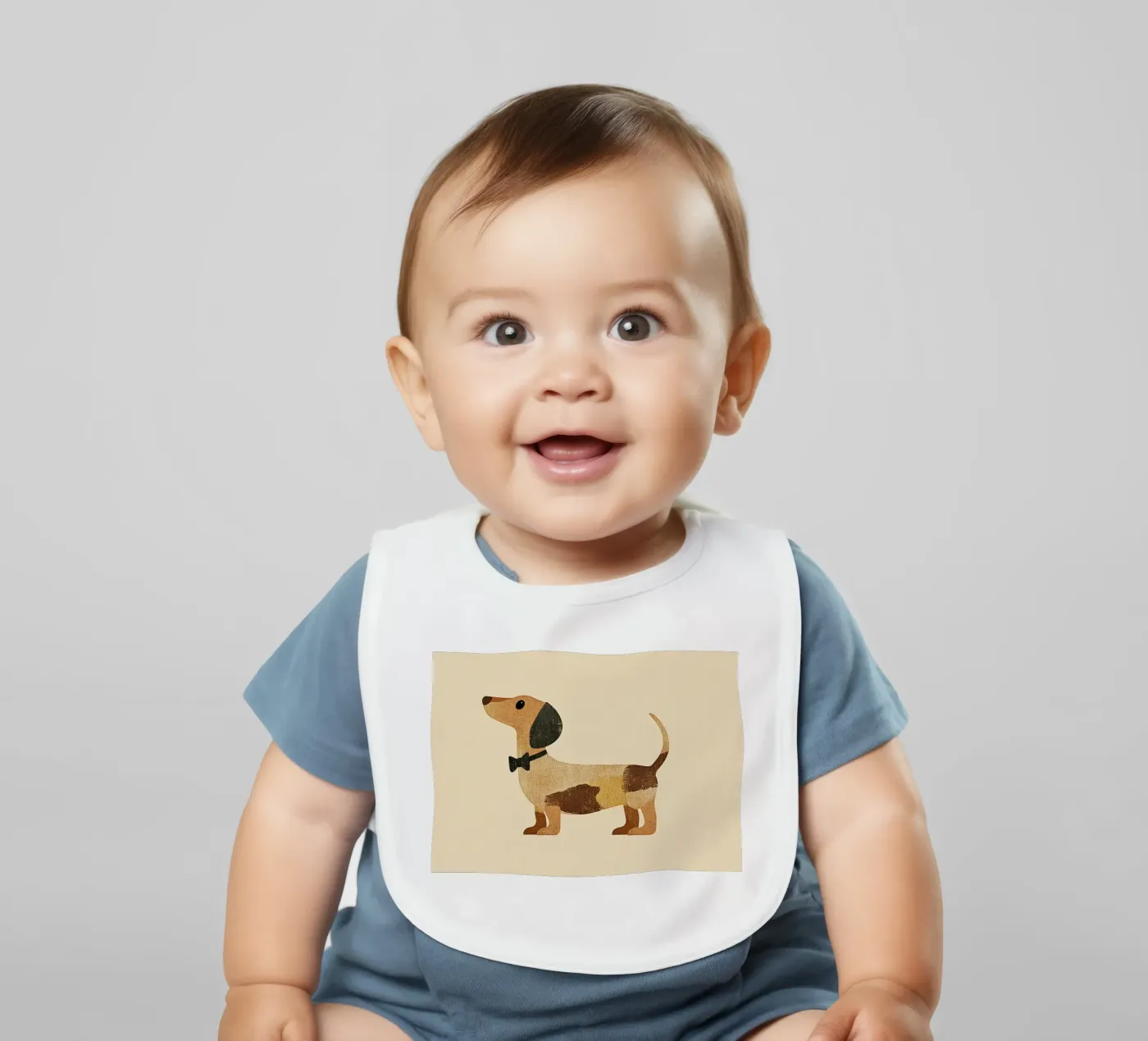 Dackel Babylätzchen von Dreamy Nursery