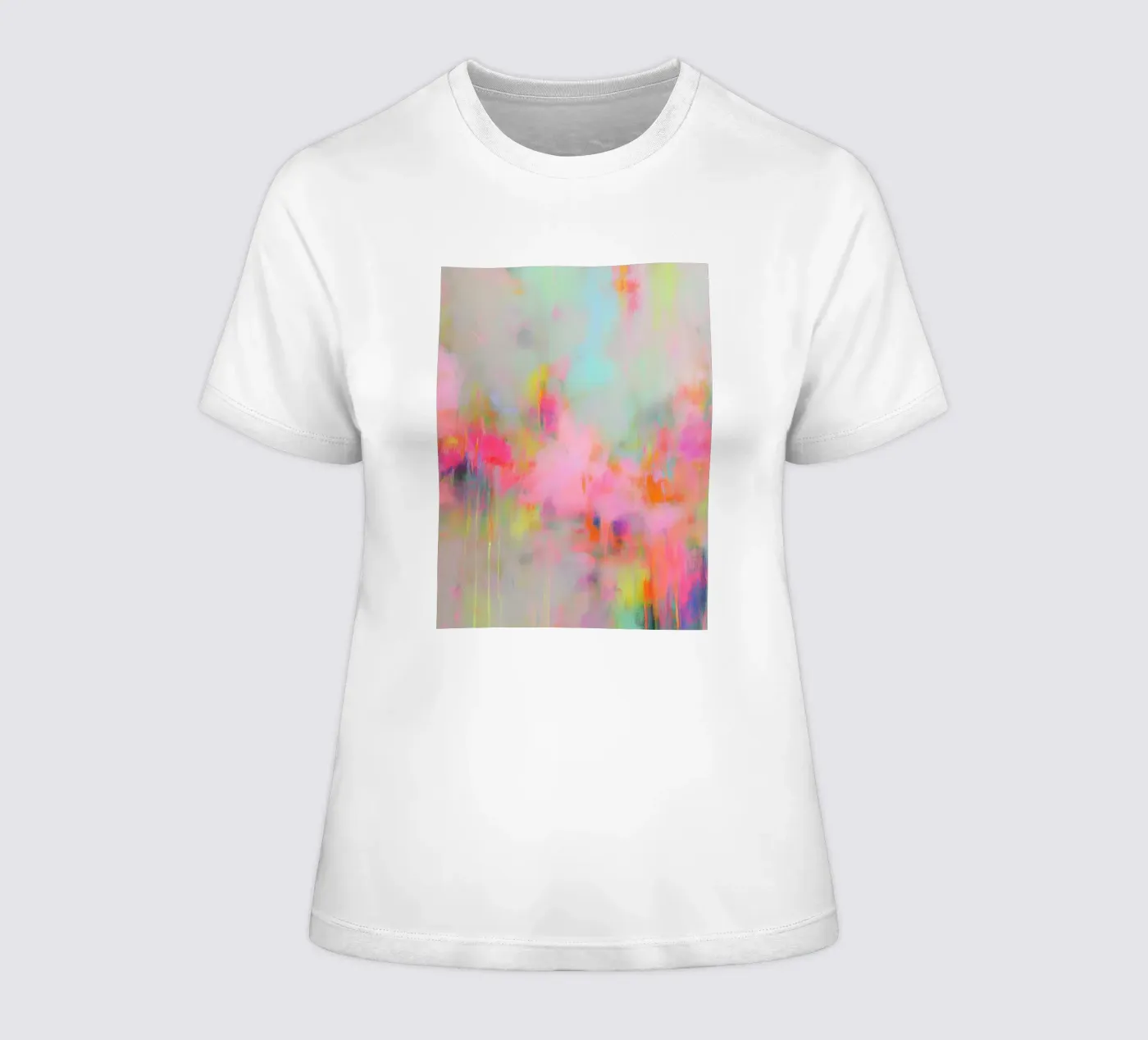 Dinamismo vivace al neon t-shirt da donna da Carinaprint