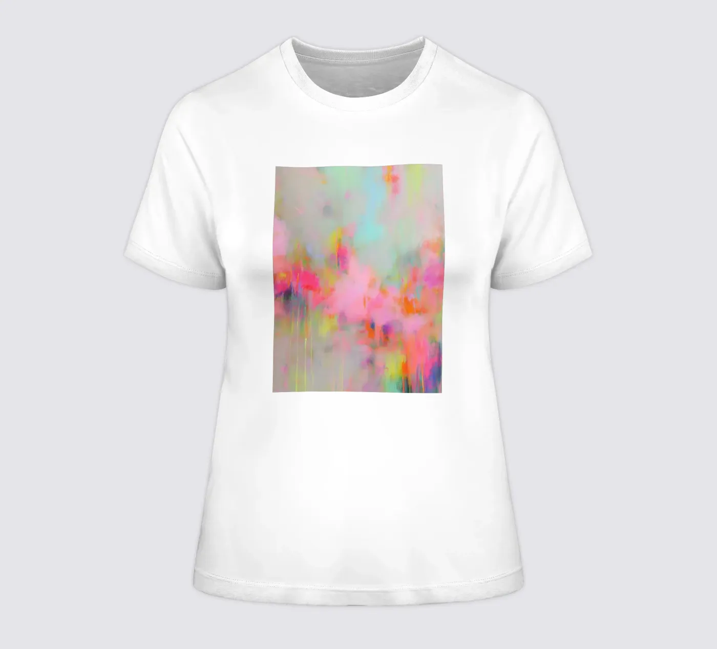 Dinamismo vivace al neon t-shirt da donna da Carinaprint