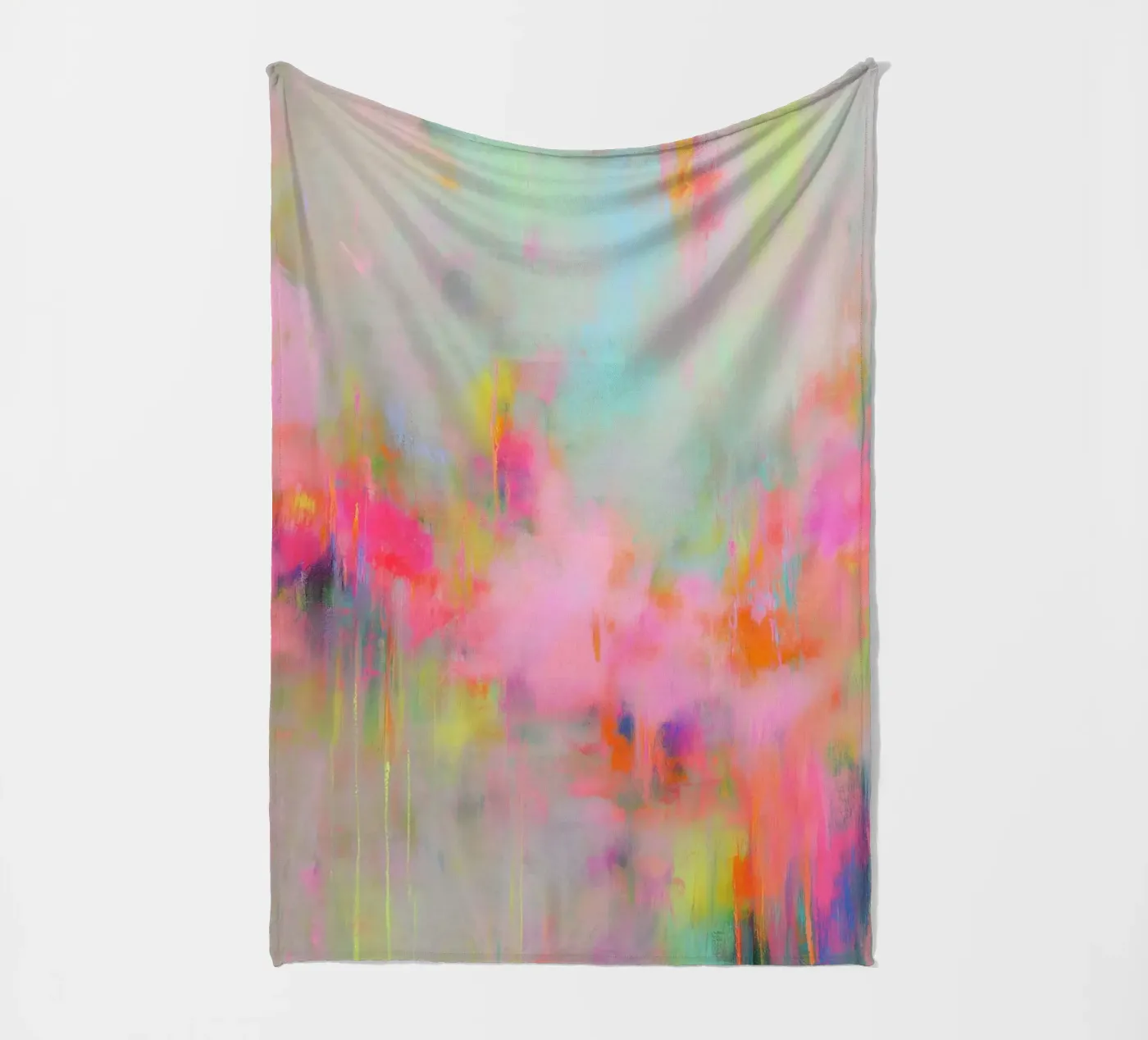 Dinamismo vivace al neon coperta in pile da Carinaprint