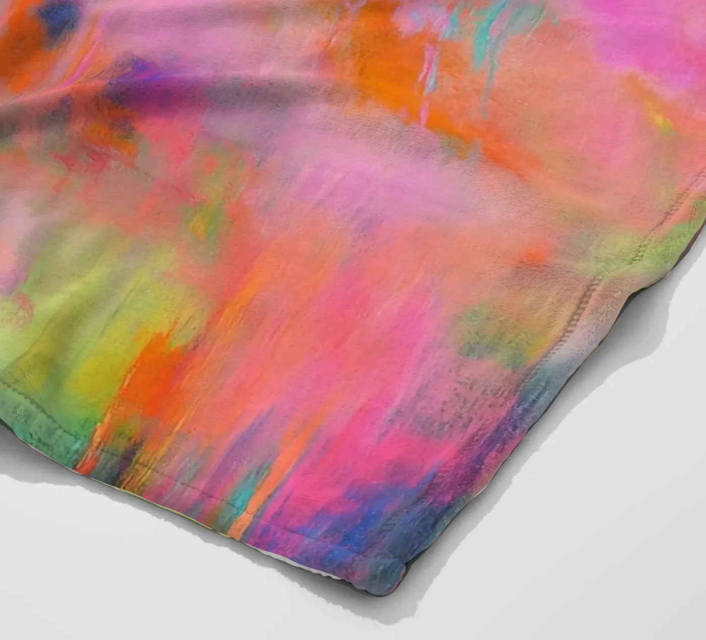 Dinamismo vivace al neon coperta in pile da Carinaprint
