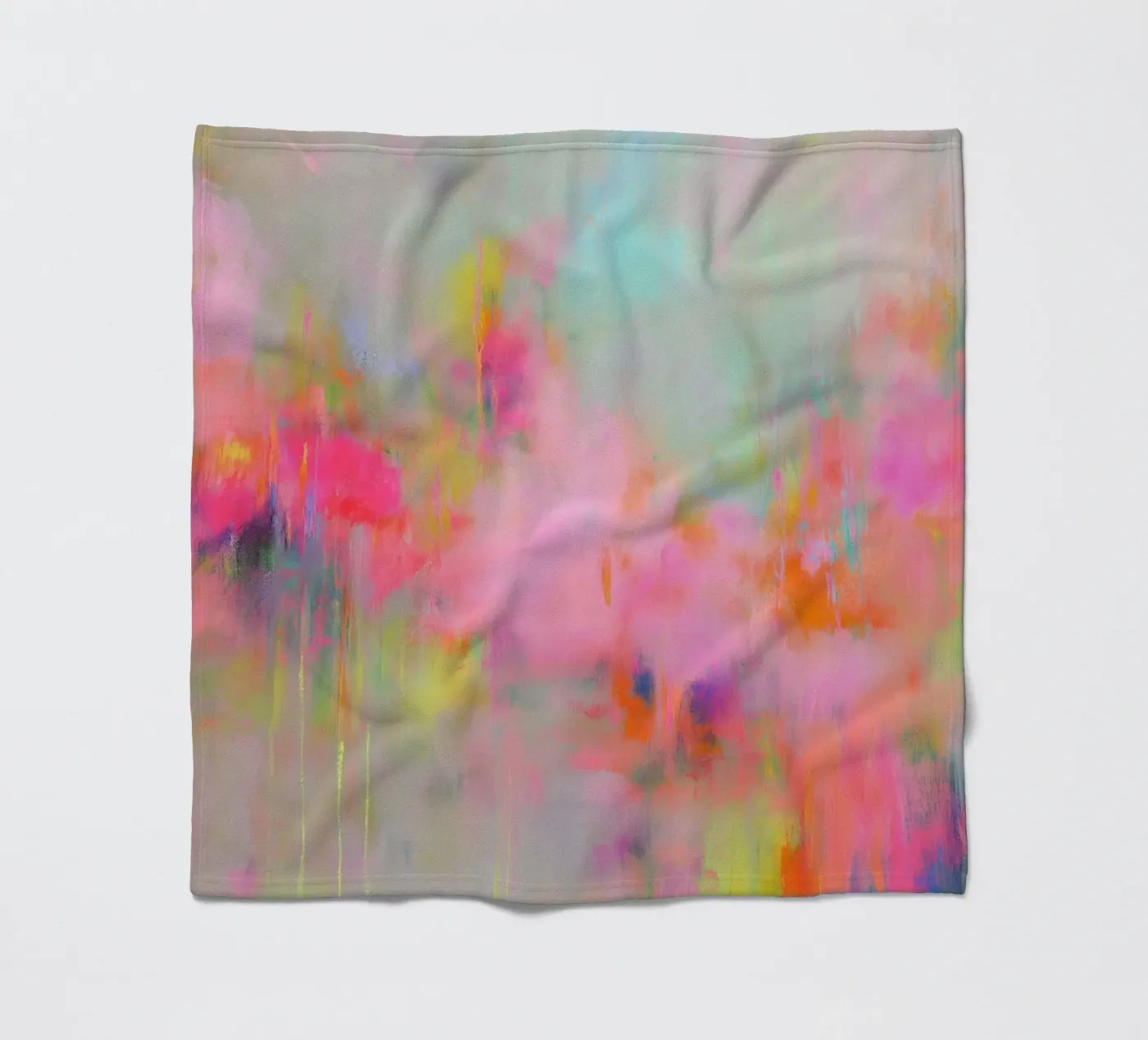 Dinamismo vivace al neon coperta in pile da Carinaprint