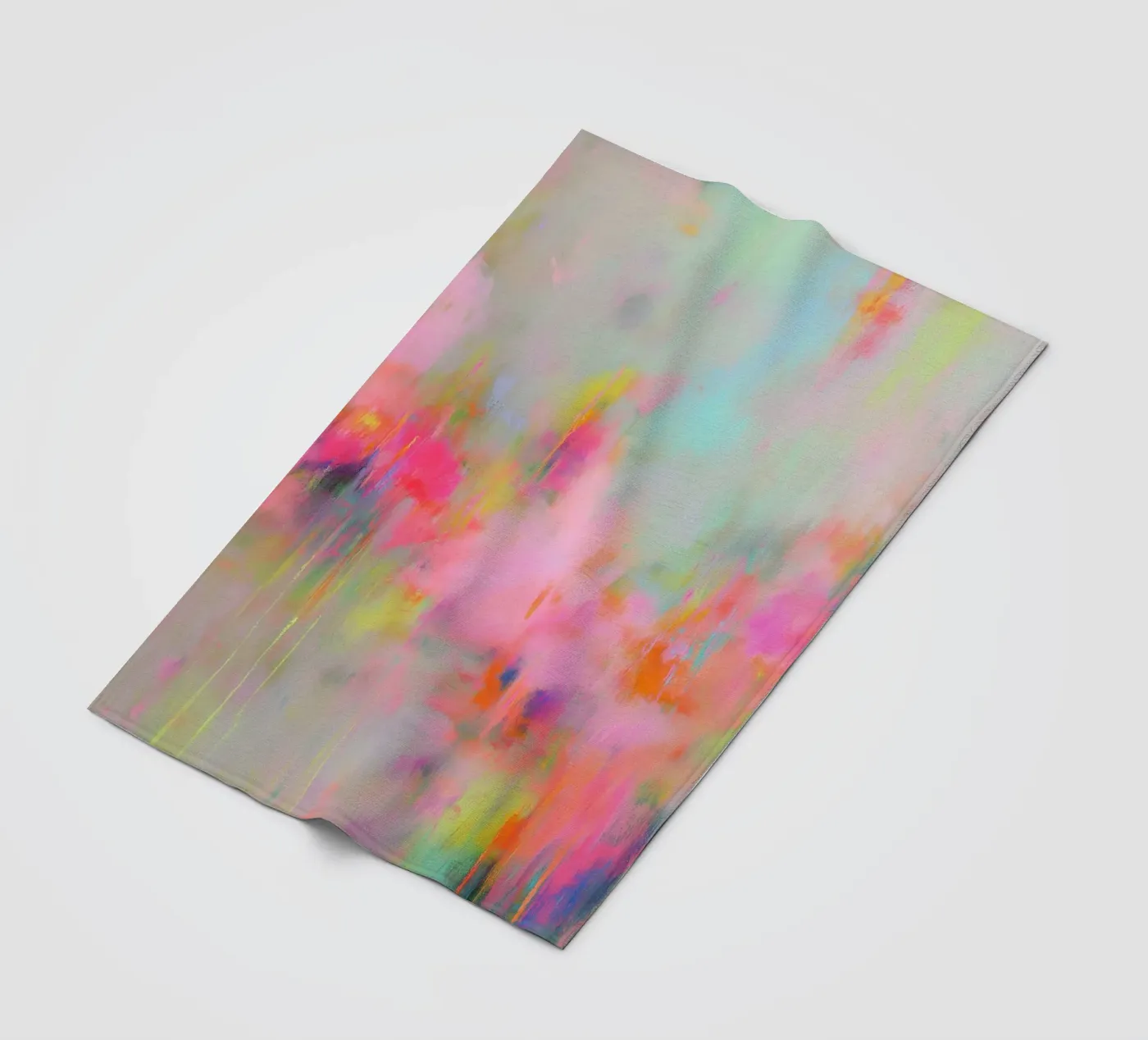 Dinamismo vivace al neon coperta in pile da Carinaprint