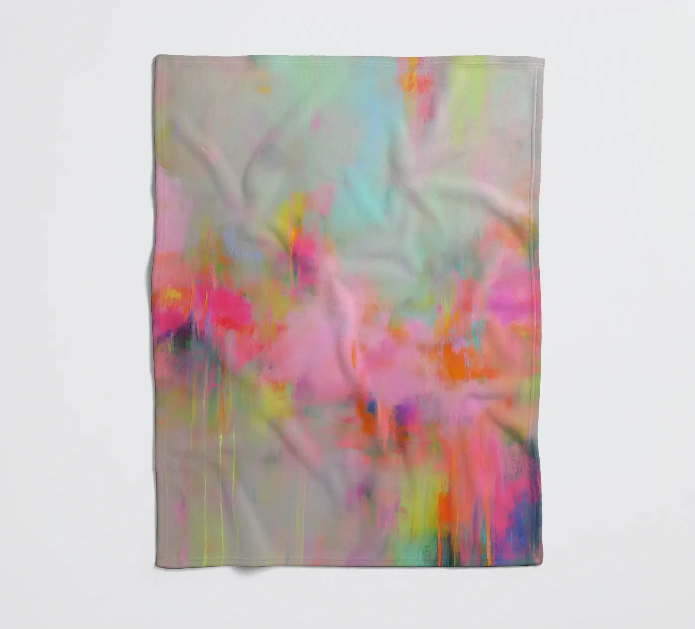 Dinamismo vivace al neon coperta in pile da Carinaprint