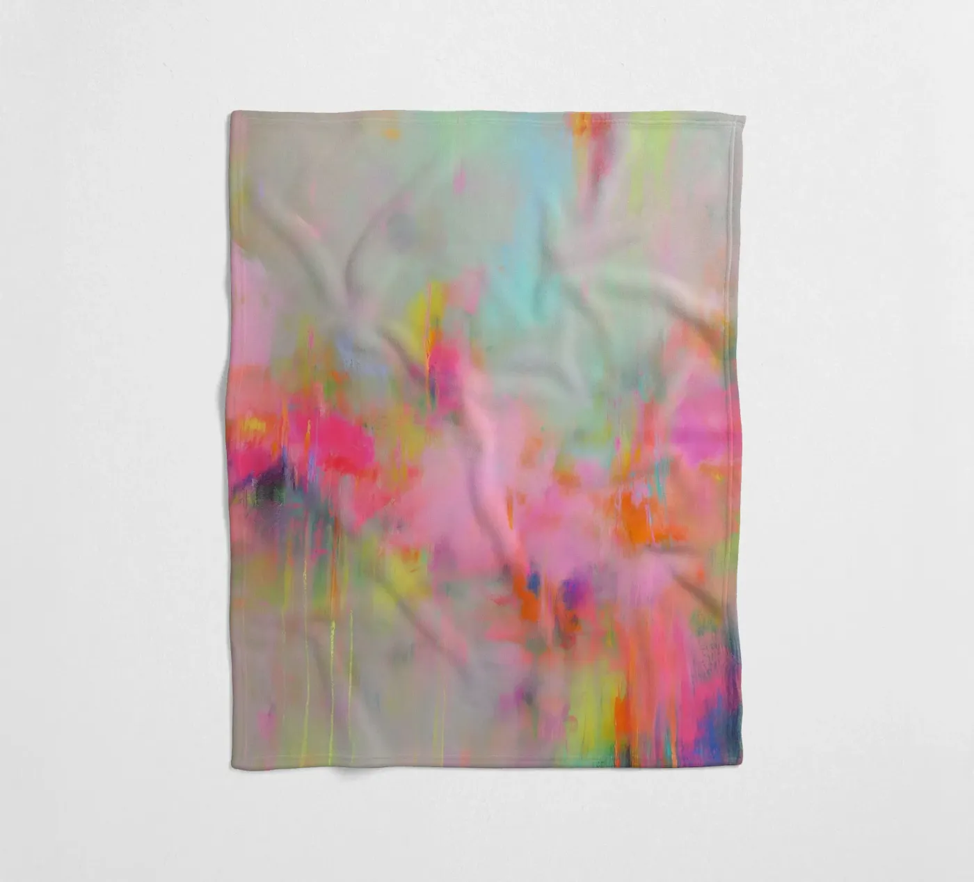 Dinamismo vivace al neon coperta in pile da Carinaprint