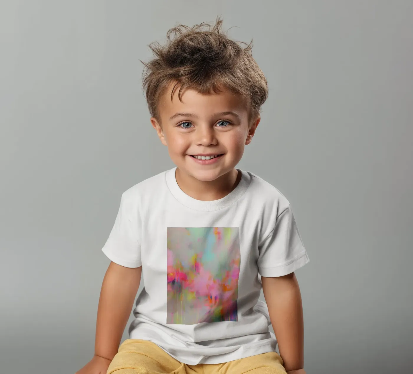 Dinamismo vivace al neon t-shirt bambini da Carinaprint