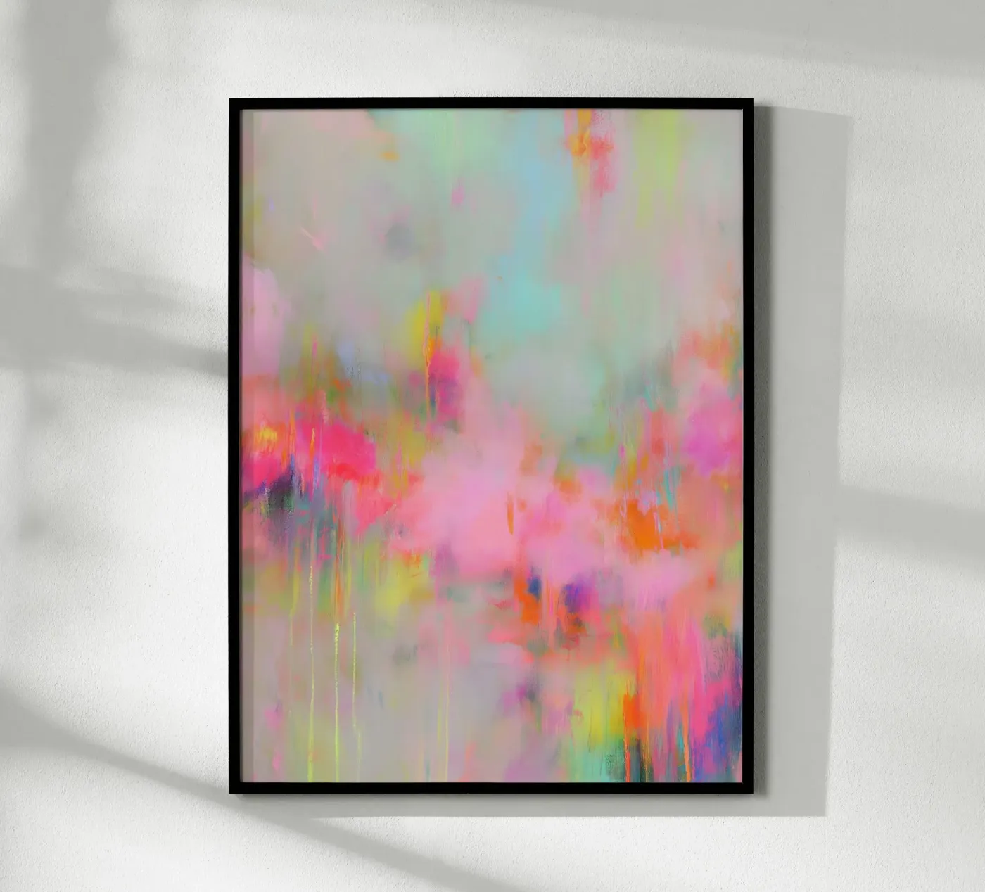 Vibrant neon dynamics Poster von Carinaprint