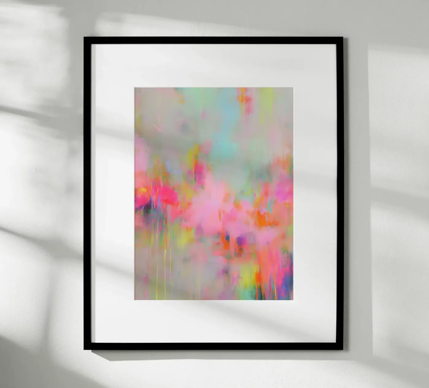 Vibrant neon dynamics Poster von Carinaprint