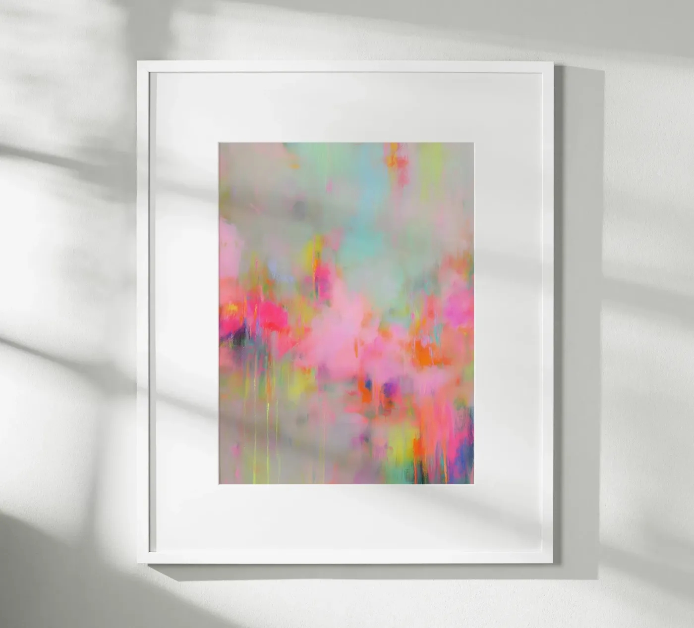 Vibrant neon dynamics Poster von Carinaprint