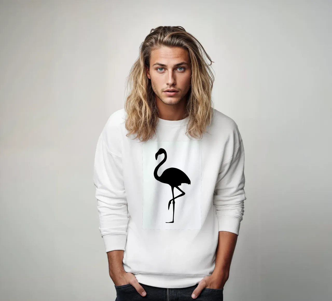 Flamingo sweatshirt by Honeymoon Hotel