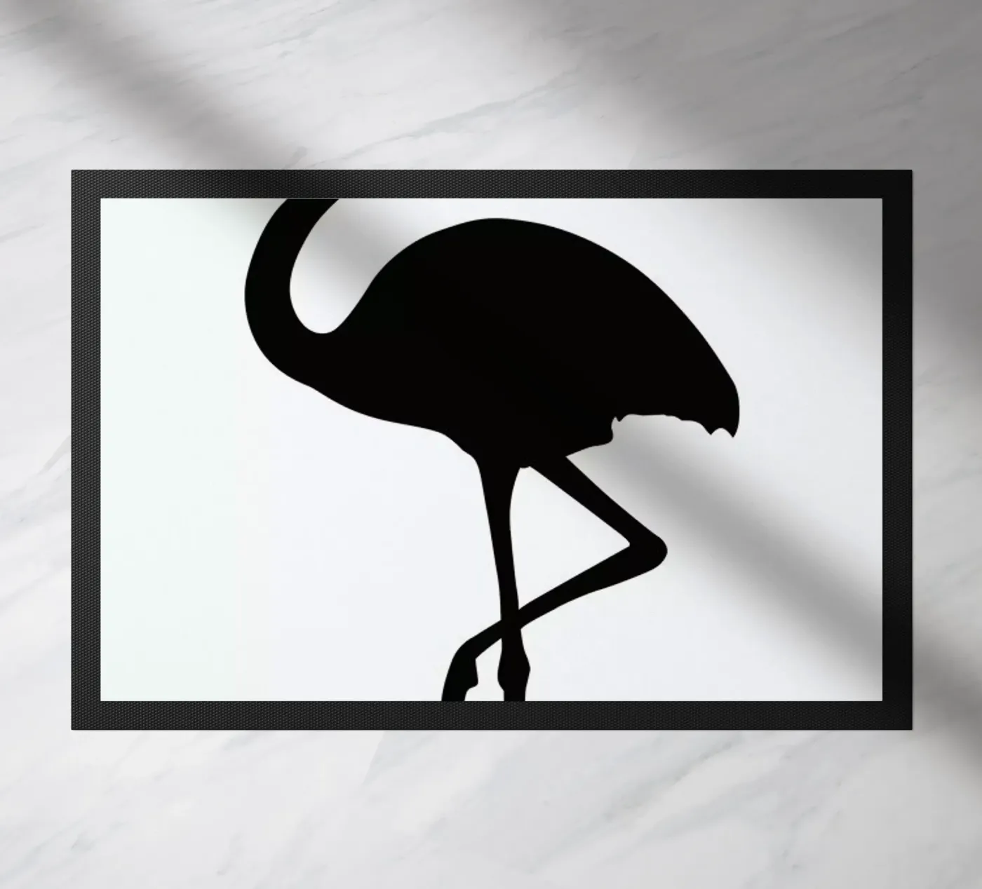 Flamingo doormat by Honeymoon Hotel