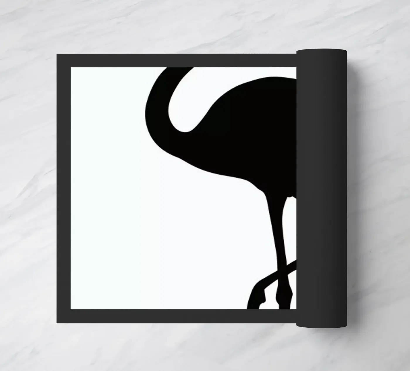 Flamingo doormat by Honeymoon Hotel