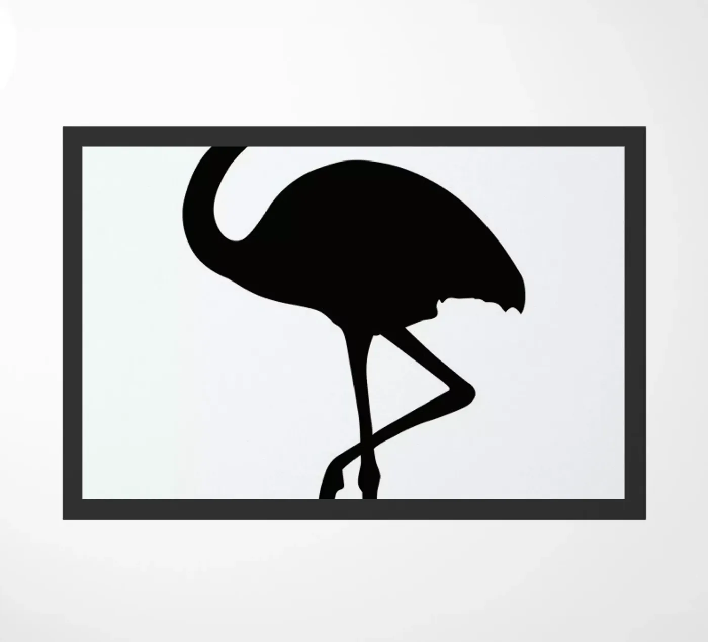 Flamingo doormat by Honeymoon Hotel