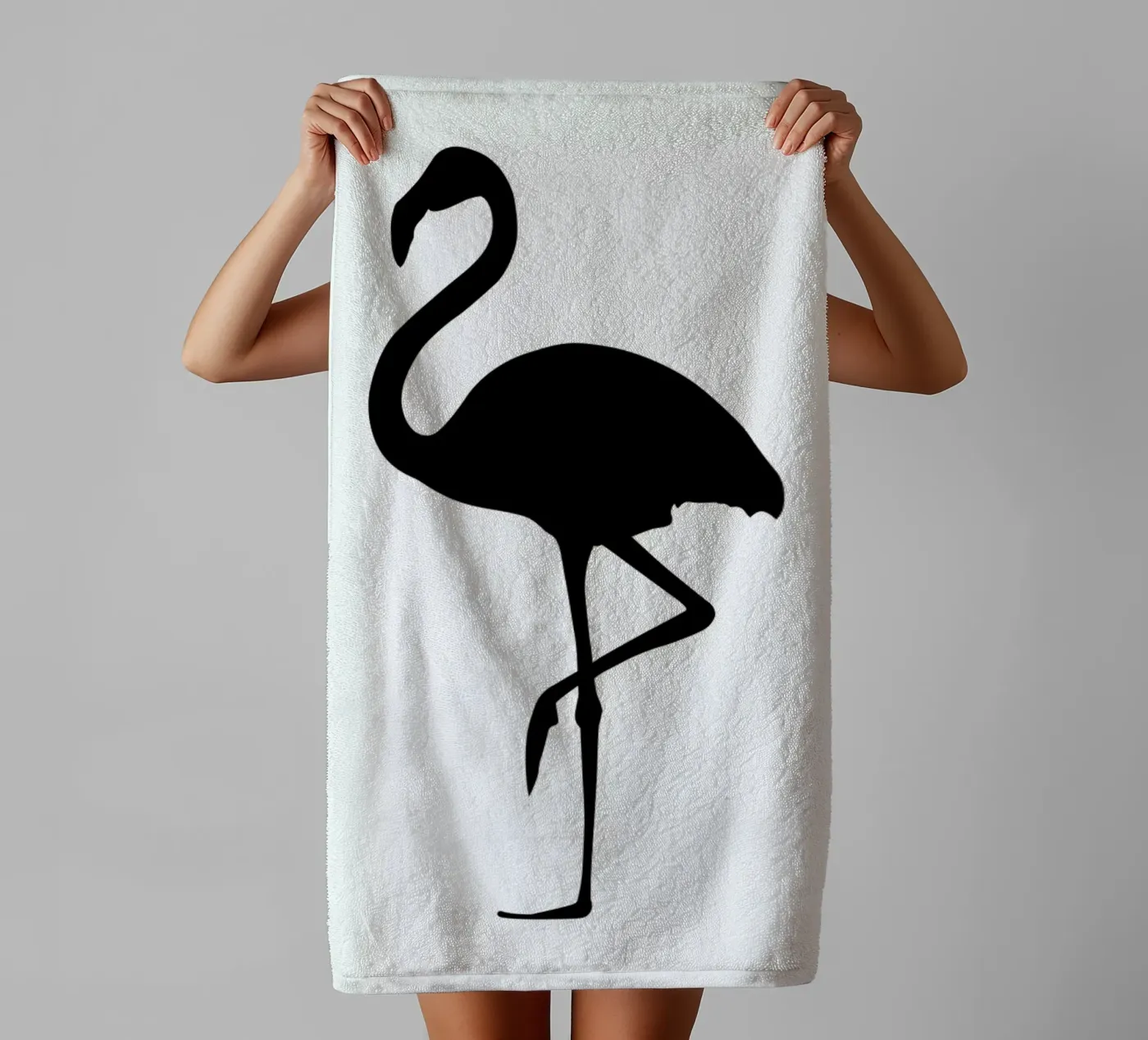 Flamingo towel by Honeymoon Hotel