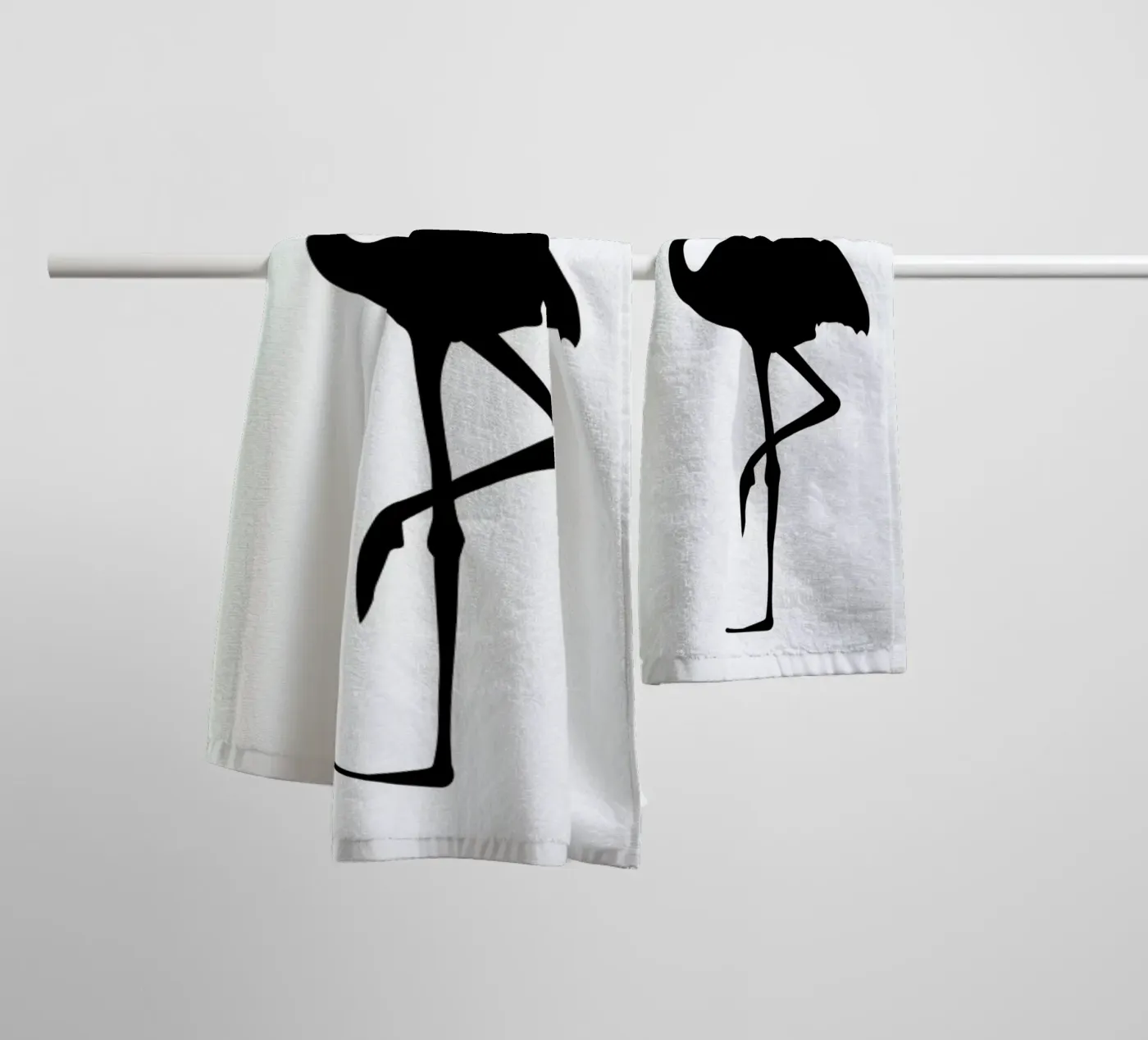 Flamingo towel by Honeymoon Hotel