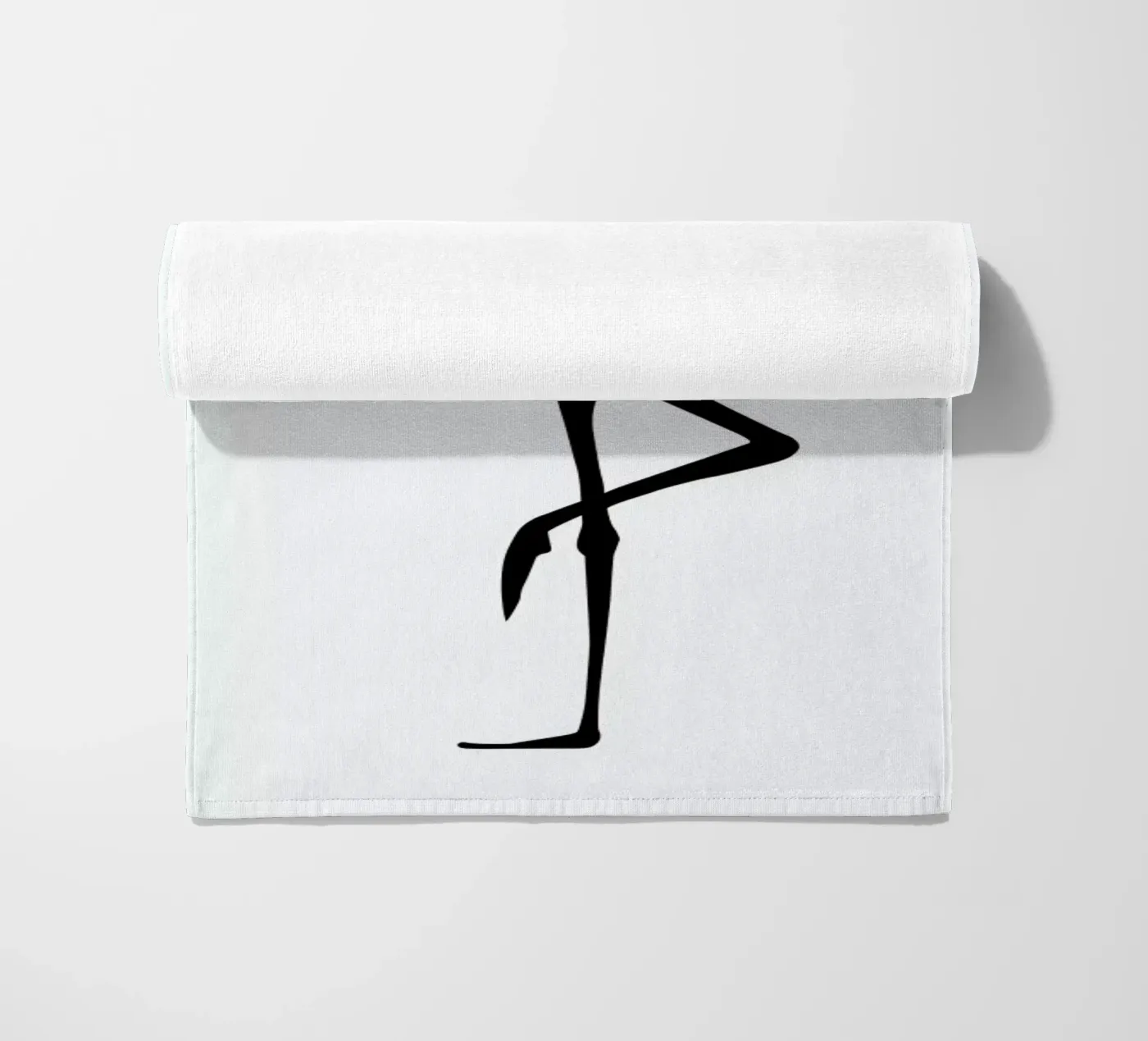 Flamingo beach towel by Honeymoon Hotel