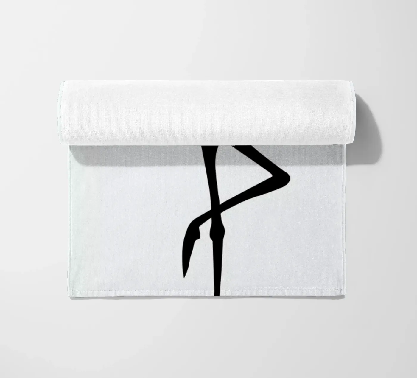 Flamingo beach towel by Honeymoon Hotel