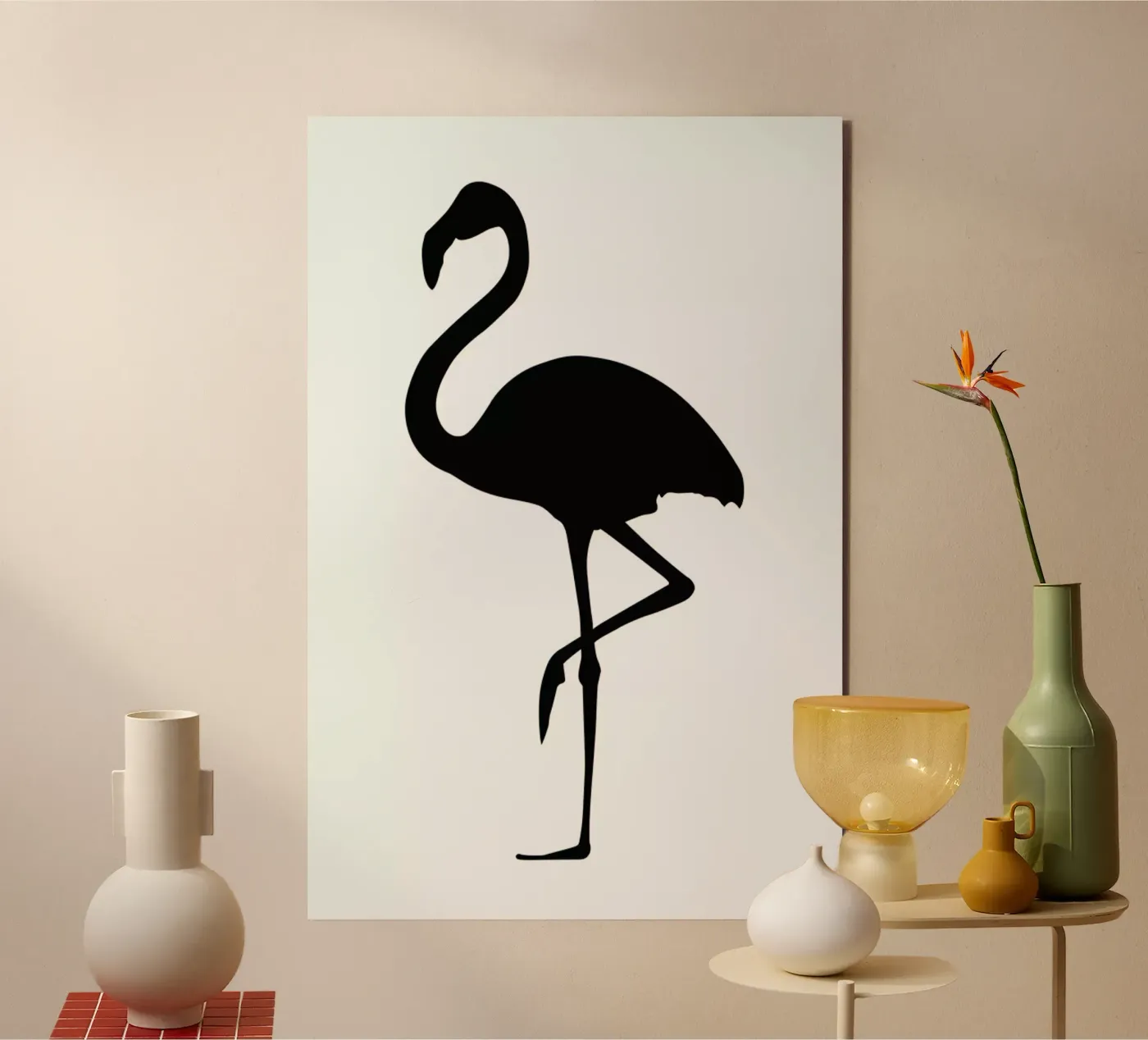 Flamingo forex plate by Honeymoon Hotel