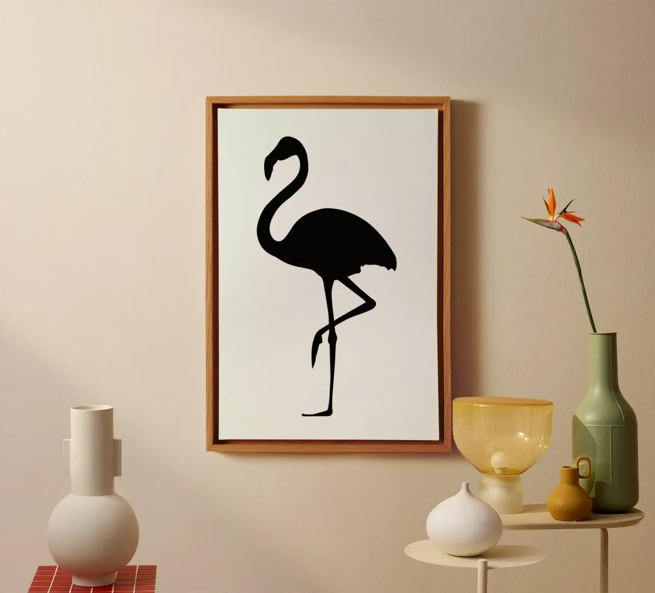Flamingo tela da Honeymoon Hotel