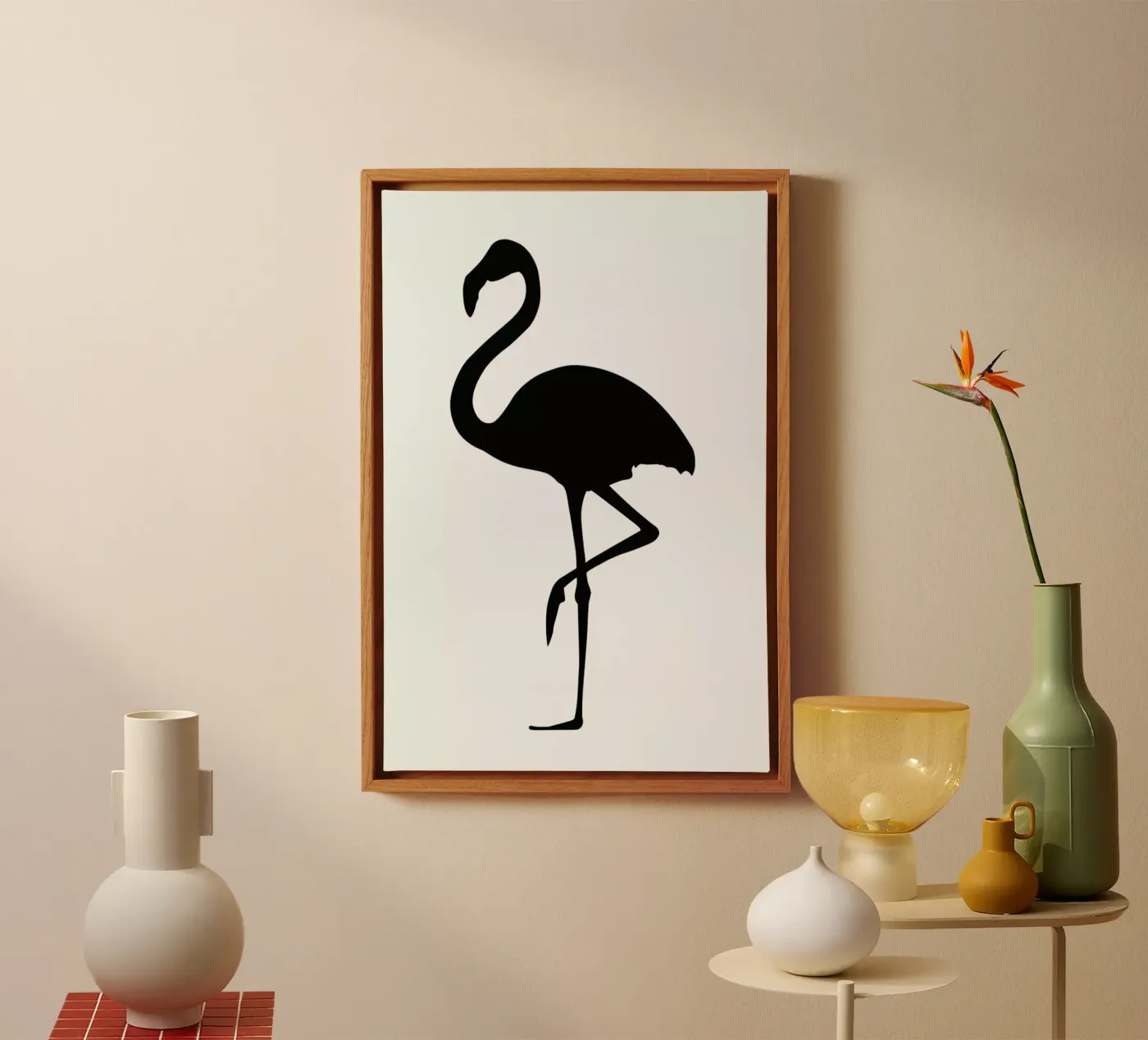Flamingo tela da Honeymoon Hotel
