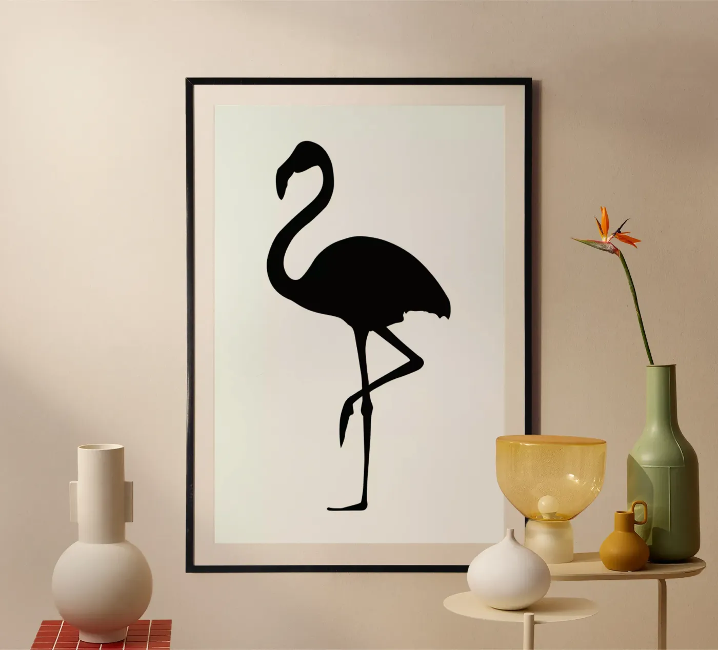 Flamingo poster by Honeymoon Hotel
