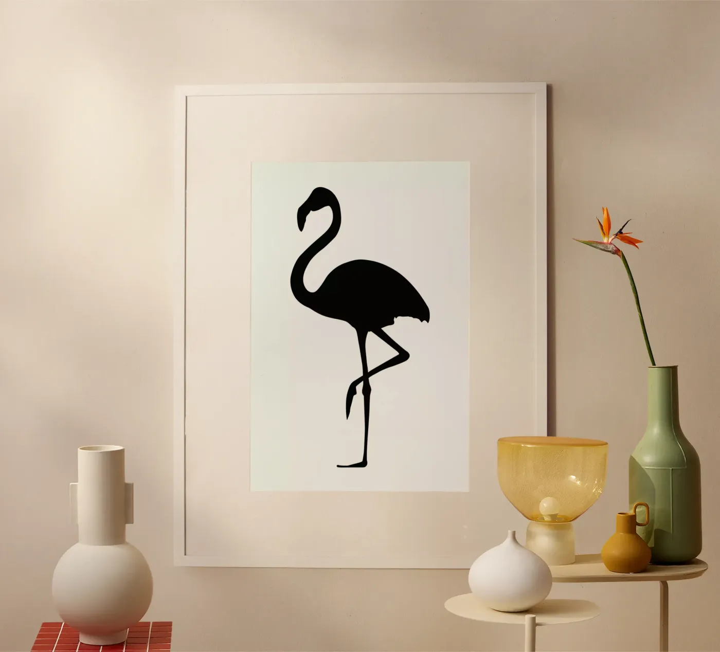 Flamingo poster by Honeymoon Hotel