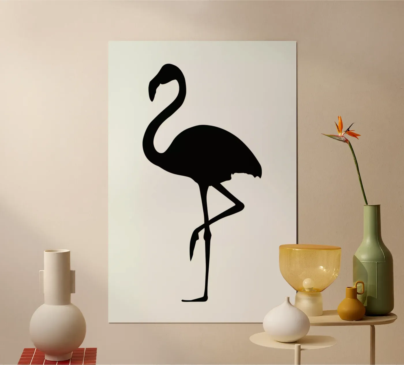 Flamingo poster by Honeymoon Hotel