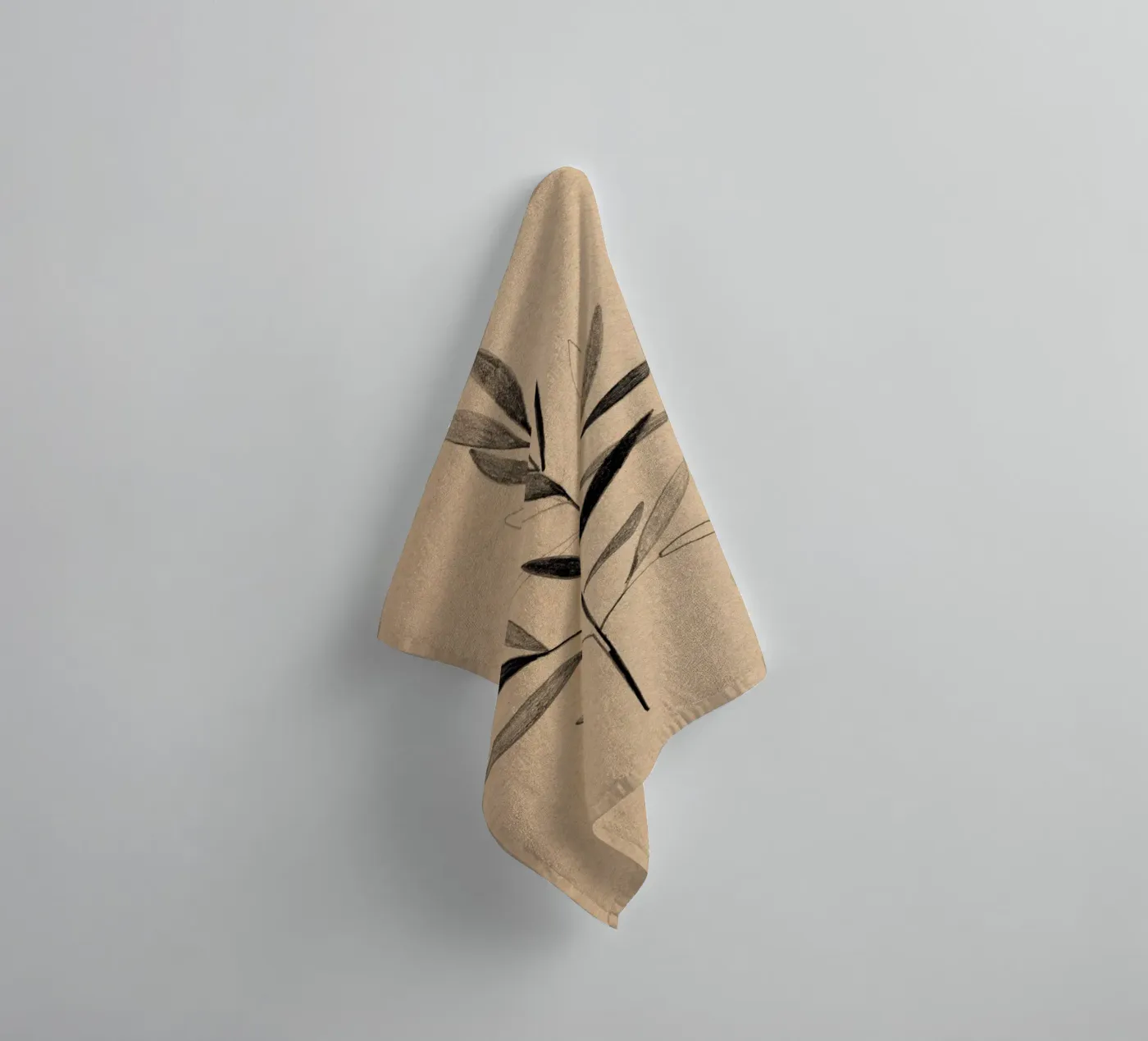 Olive badhanddoek van Ekaterina Koroleva