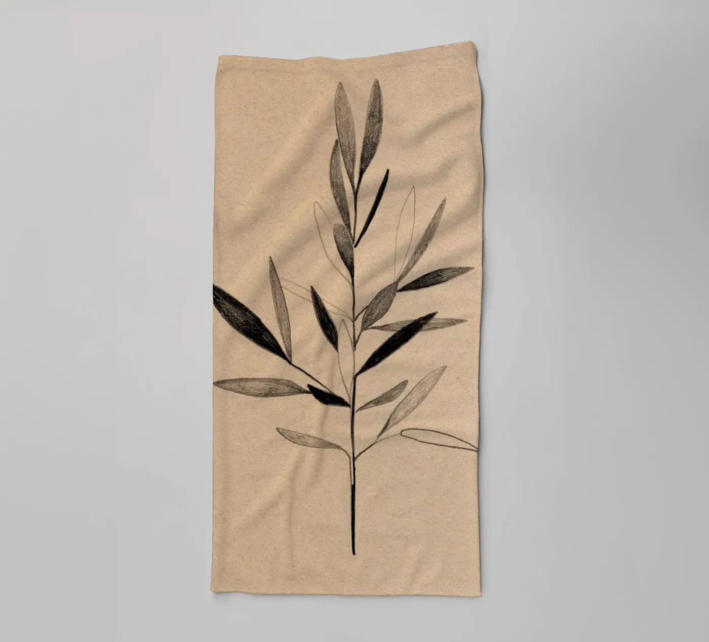 Olive badhanddoek van Ekaterina Koroleva