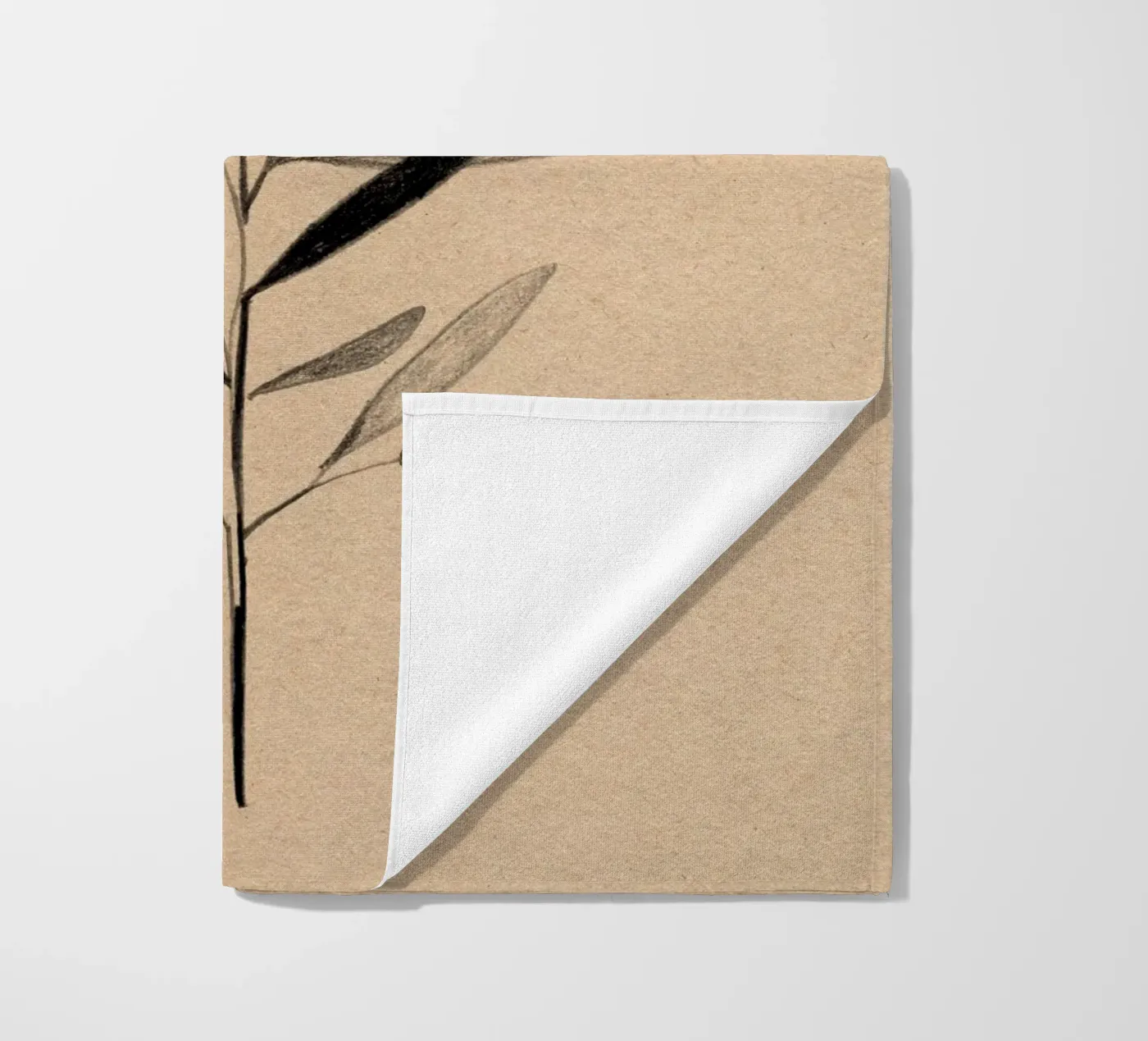 Olive strandhanddoek van Ekaterina Koroleva