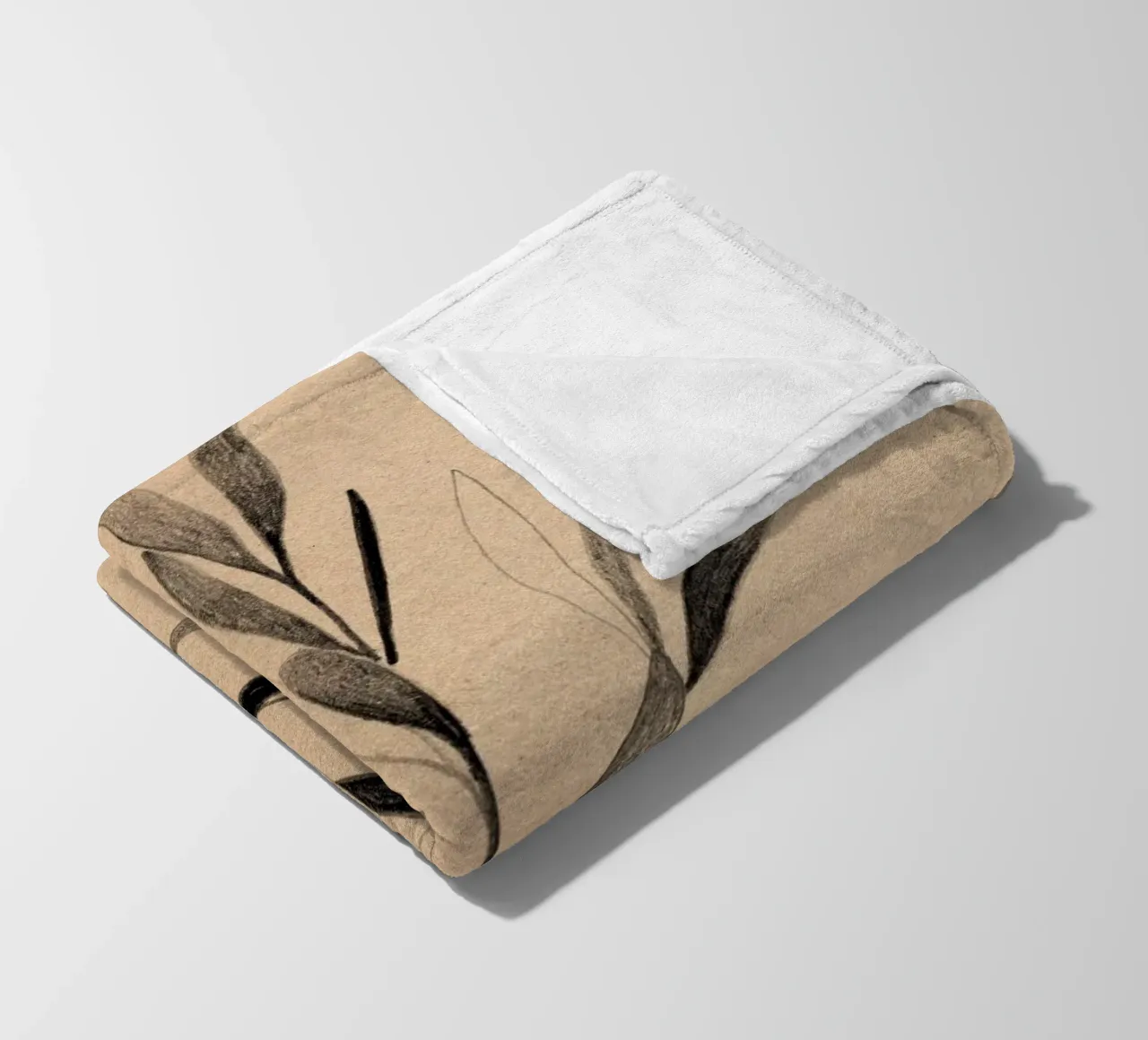 Olive fleecedeken van Ekaterina Koroleva