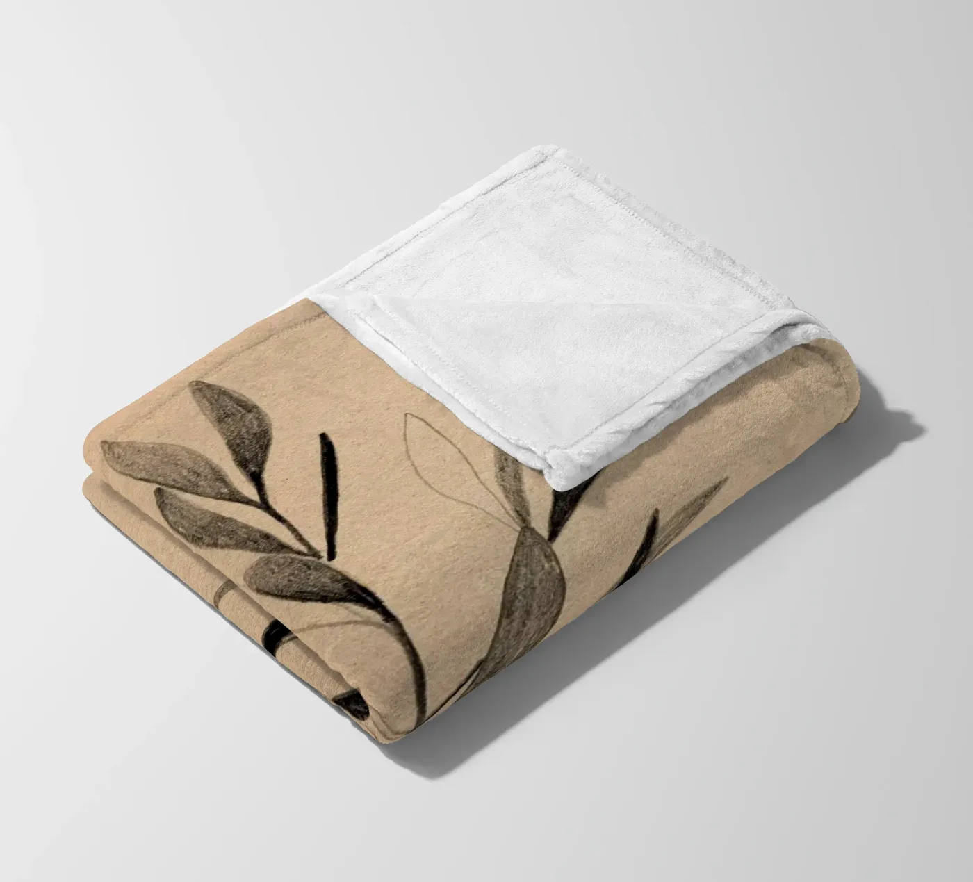 Olive fleecedeken van Ekaterina Koroleva