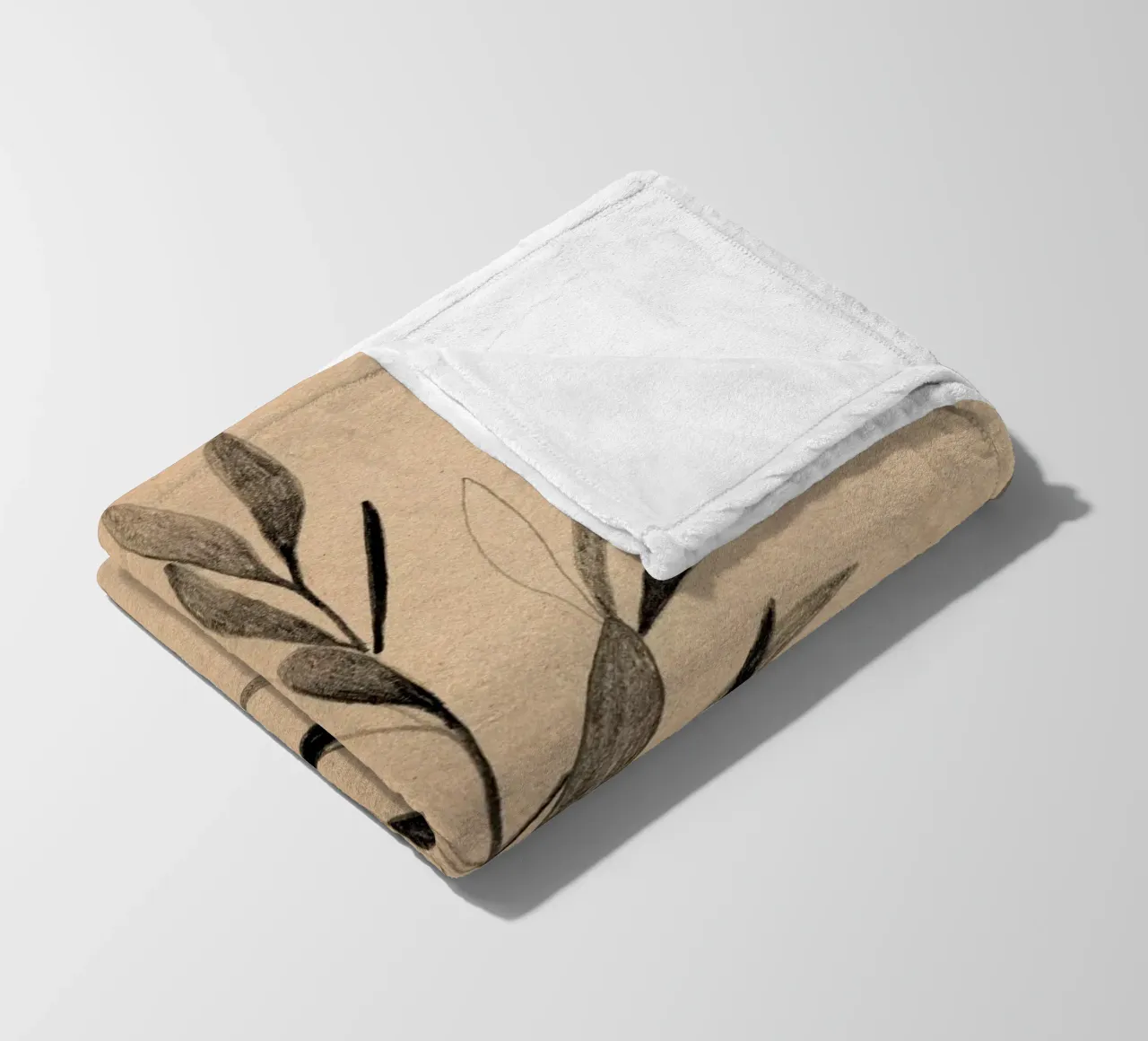 Olive fleecedeken van Ekaterina Koroleva