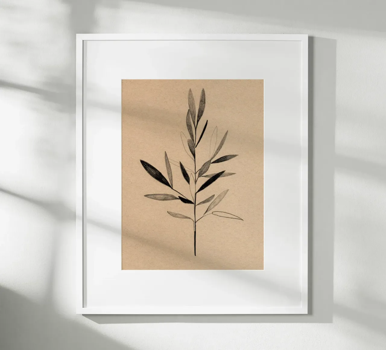 Olive poster con telaio in plastica da Ekaterina Koroleva