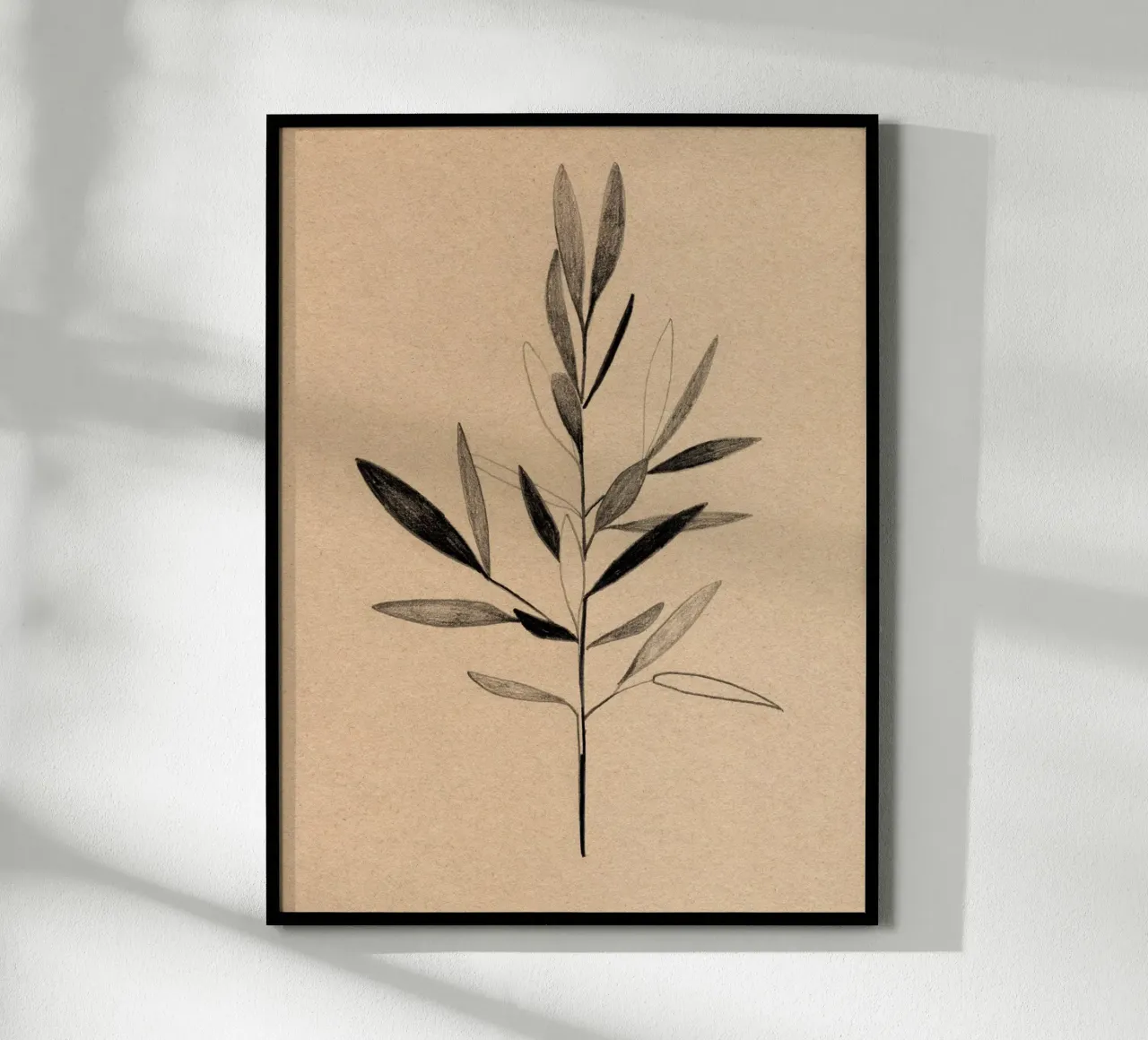 Olive poster con telaio in plastica da Ekaterina Koroleva