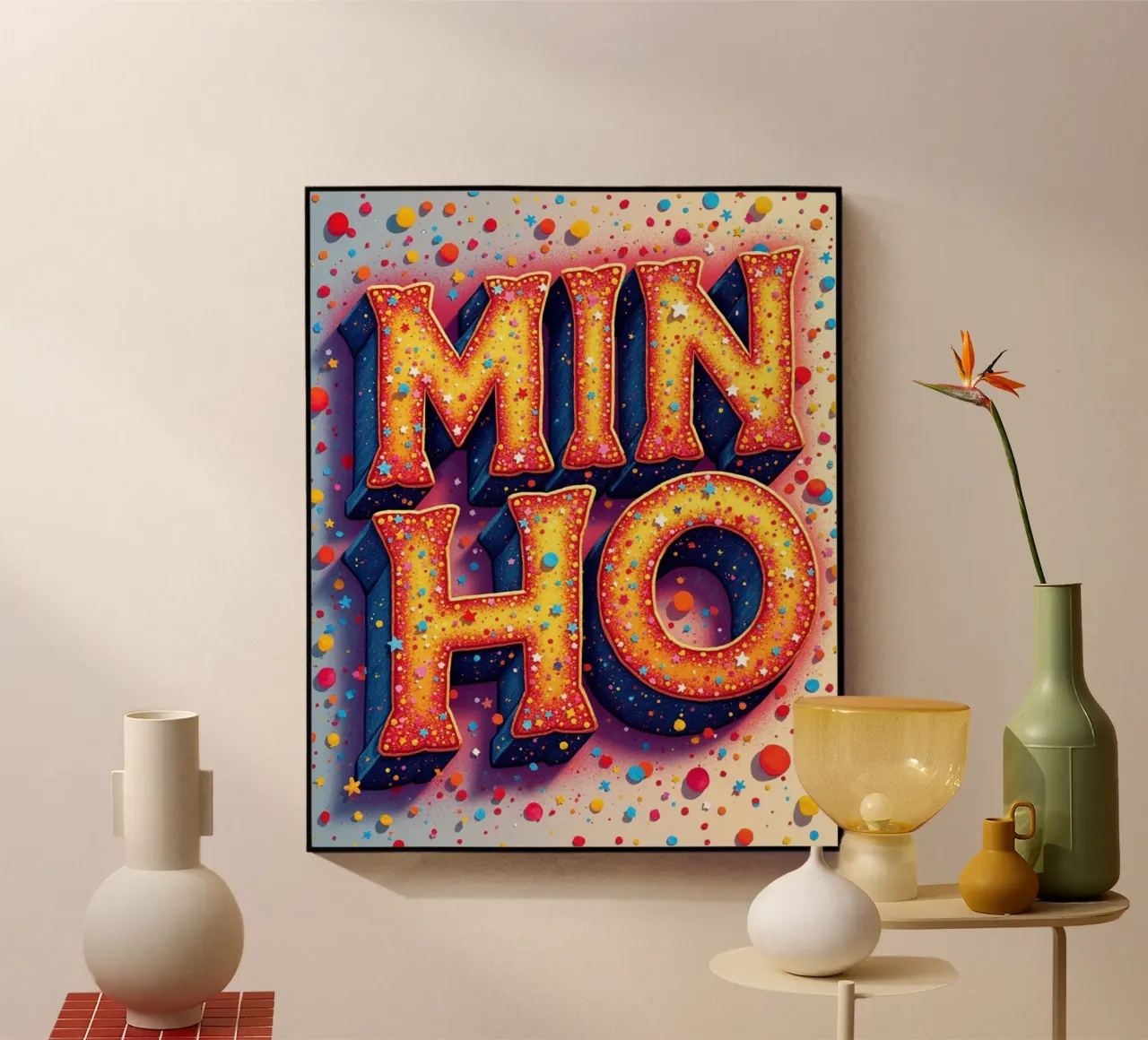 MIN HO plexiglass da CASTILO Namengalerie