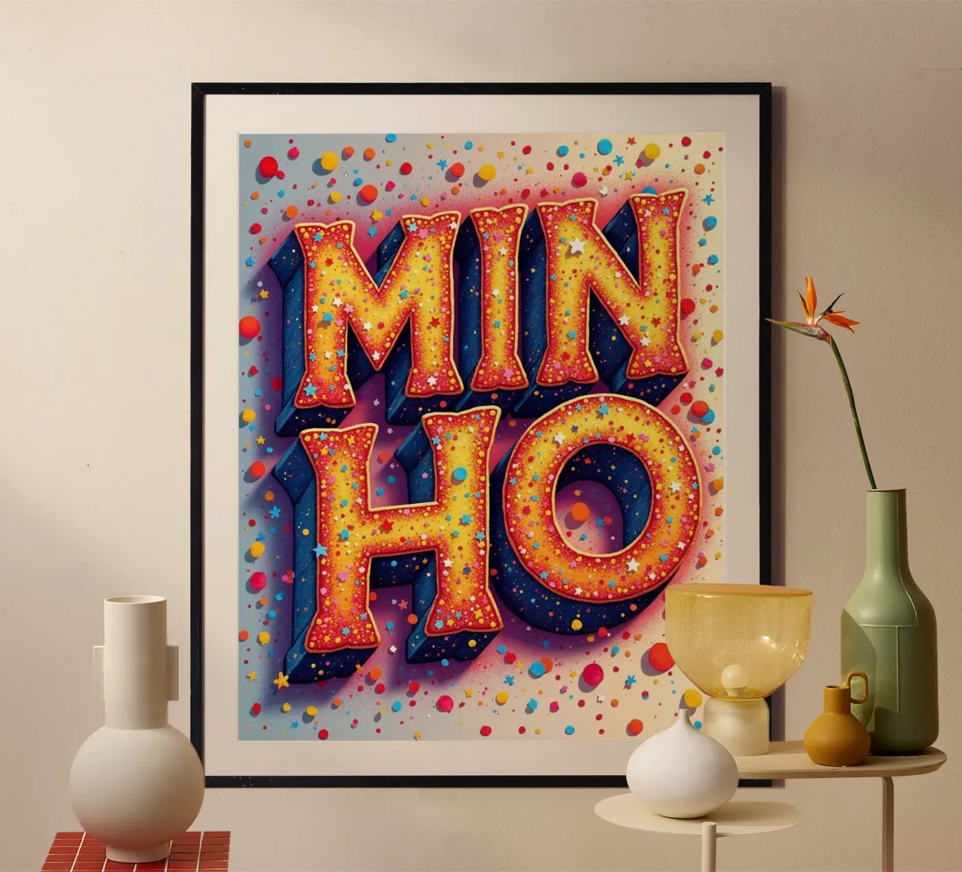 MIN HO poster by CASTILO Namengalerie