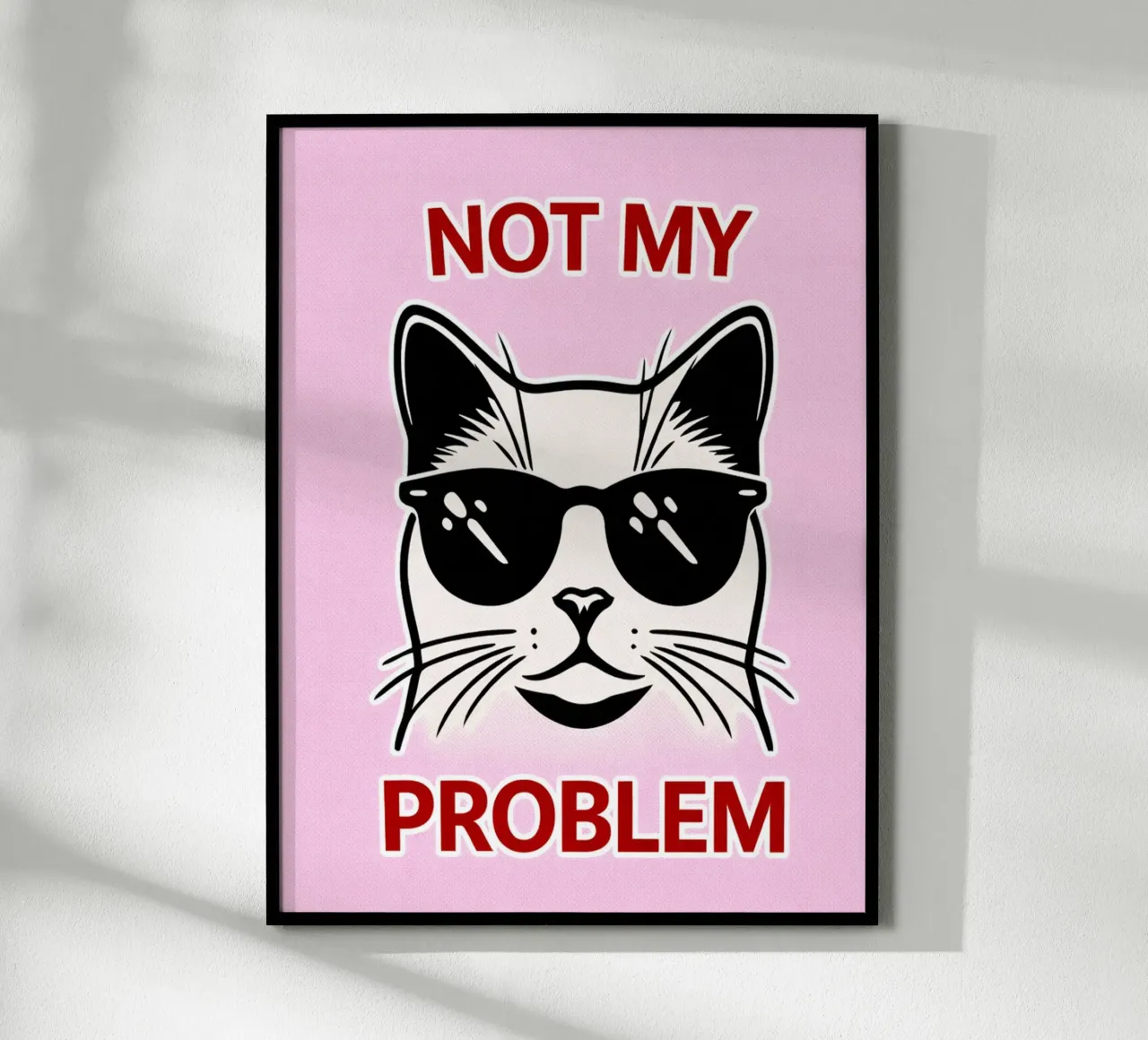 not my problem poster by Goldend